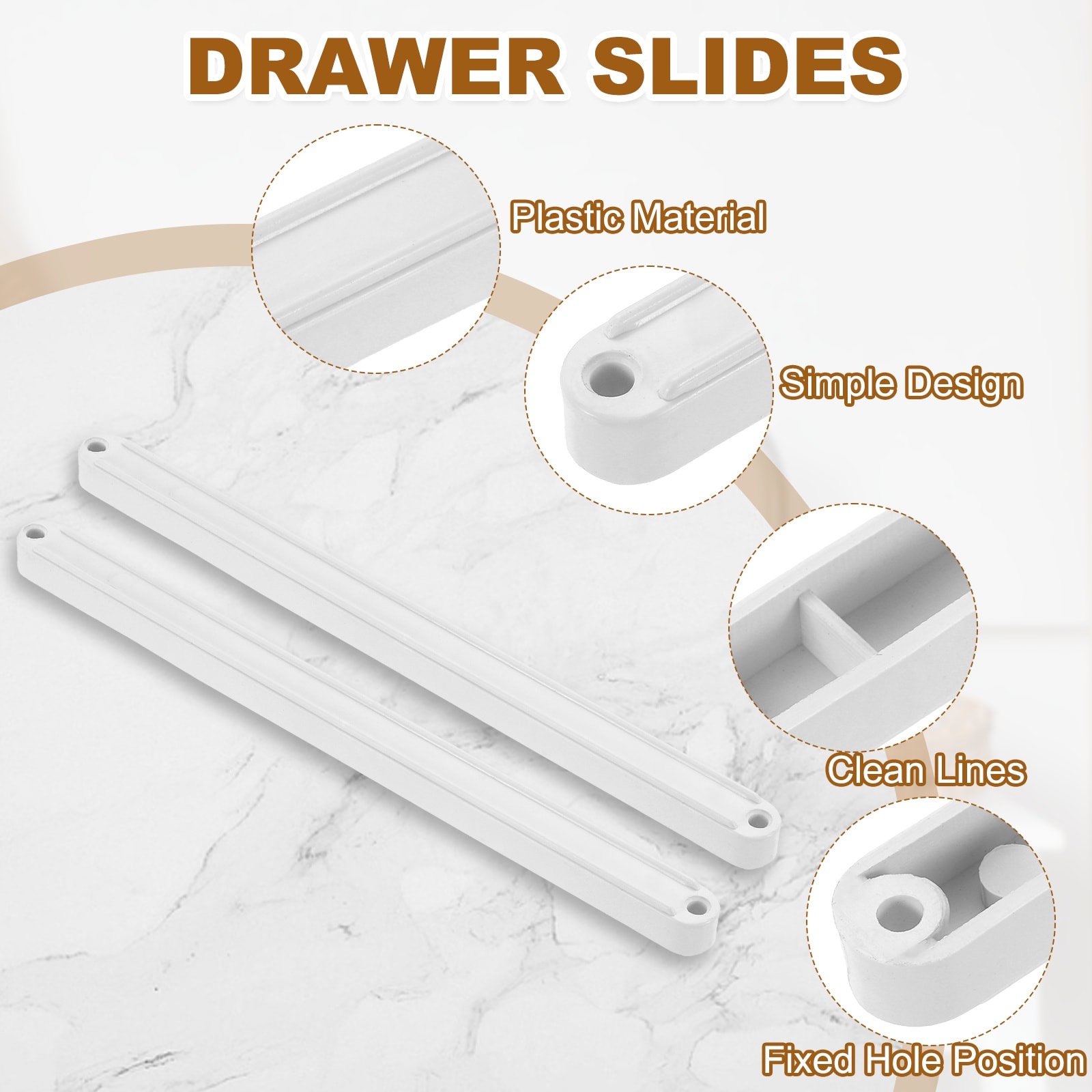 Unique Bargains S26062400UX5839 Drawer-Slides - View #3