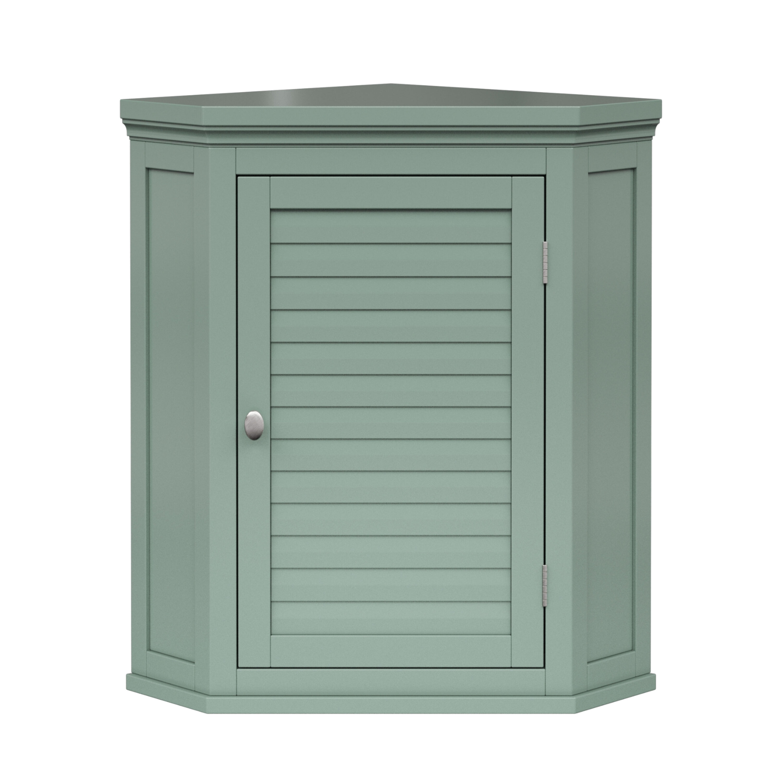 Teamson Home ELG-587SG 22.52-in x 24.02-in x 15-in Sage Green Bathroom Wall Cabinet