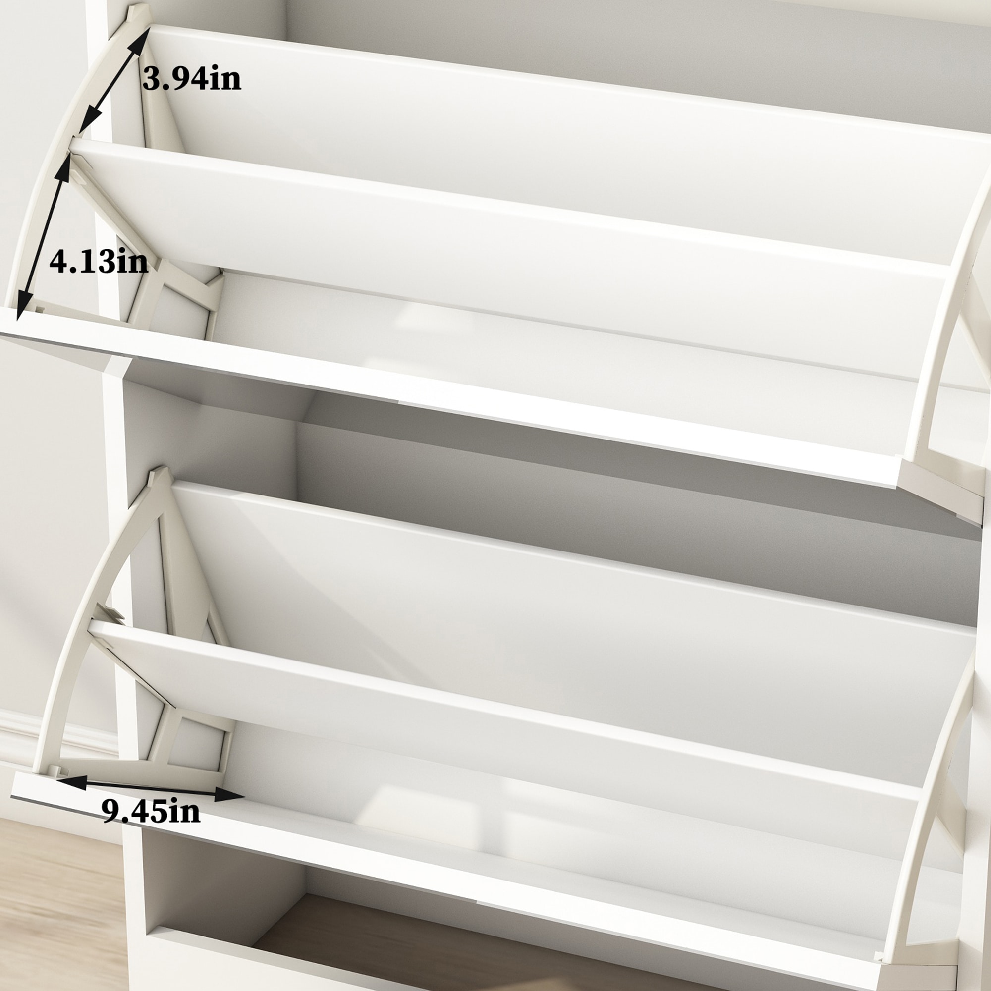 SINOFURN SYC080018WT Shoe-Racks - View #18