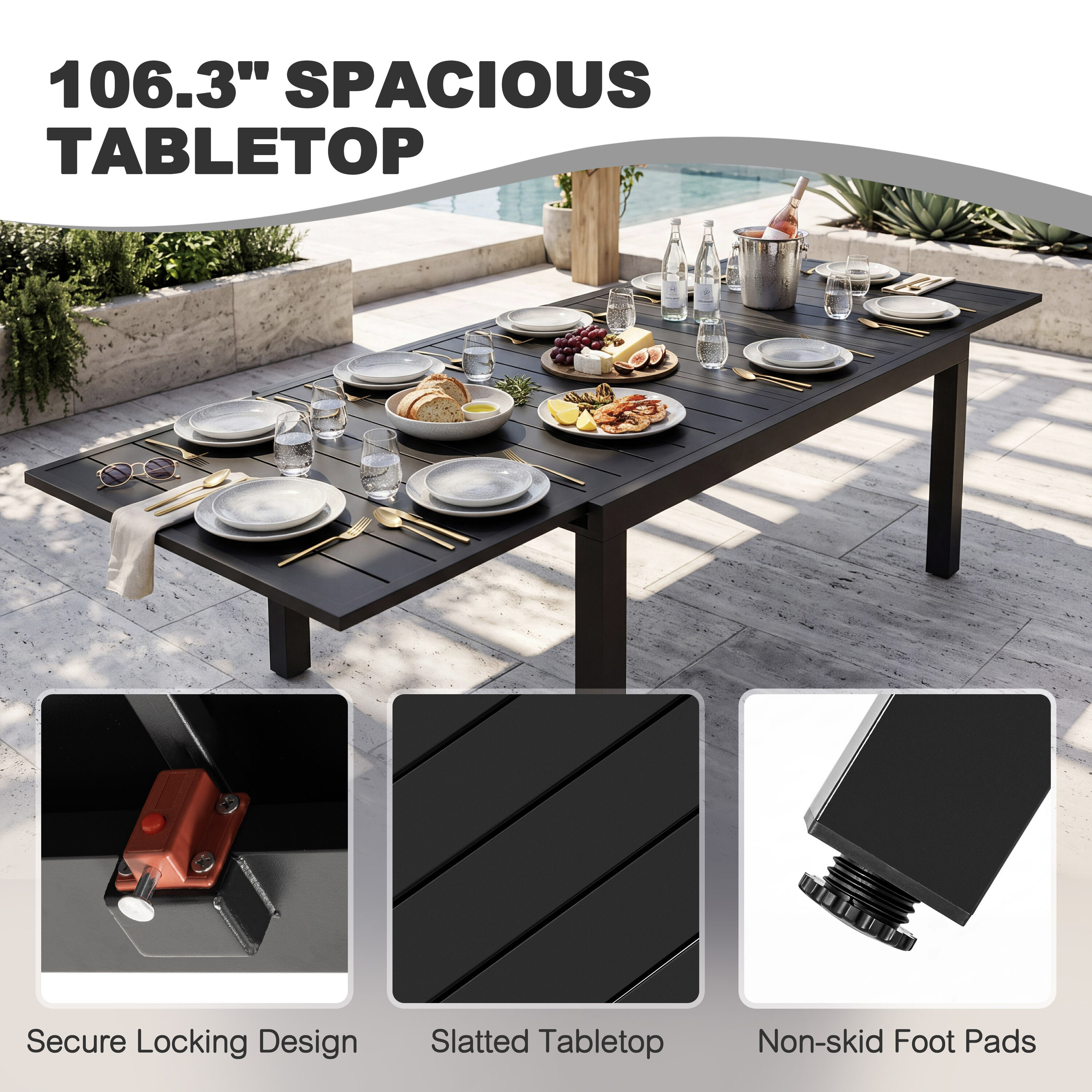 Nuu Garden TAA008 Patio-Tables - View #6