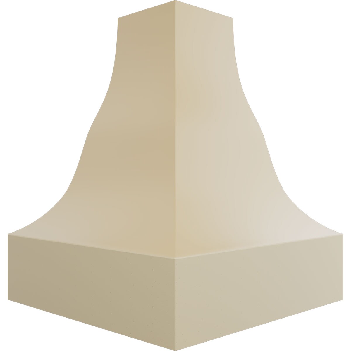 White Polyurethane 4.5" x 3.25" Crown Moulding Inside Corner