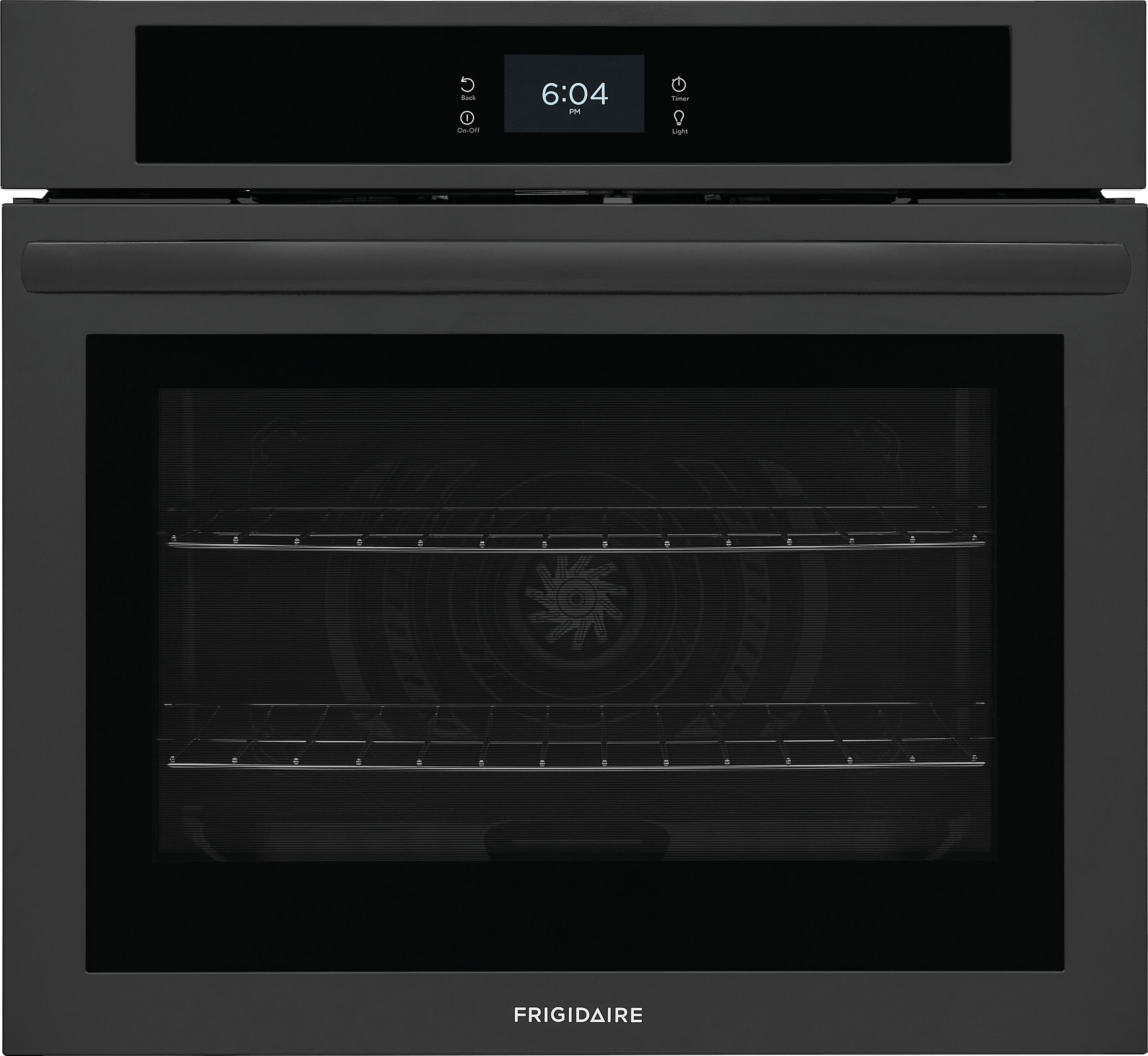 Frigidaire FCWS3027AB 30 inch Single Electric Wall Oven Single-fan and Self-cleaning ( Black )