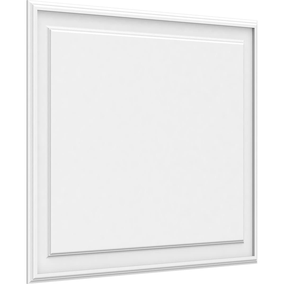 Ekena Millwork WALP38X30X062LEG 38-in x 30-in Smooth Paintable/Stainable White PVC Fretwork Wall Panel (