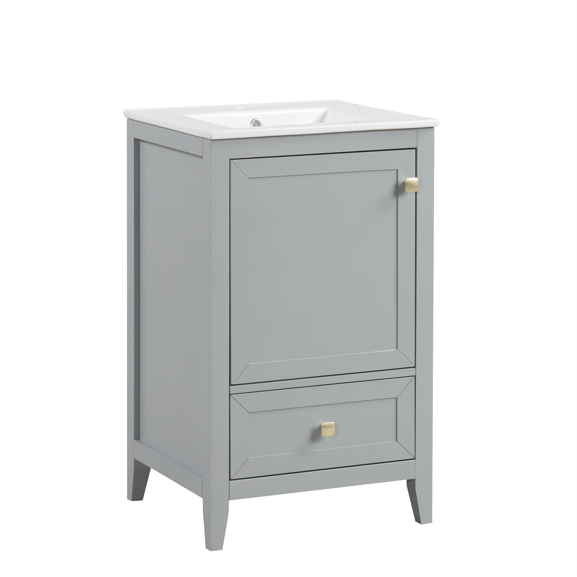 WELLFOR WA18-MB Bath-Vanity-Combo - View #10