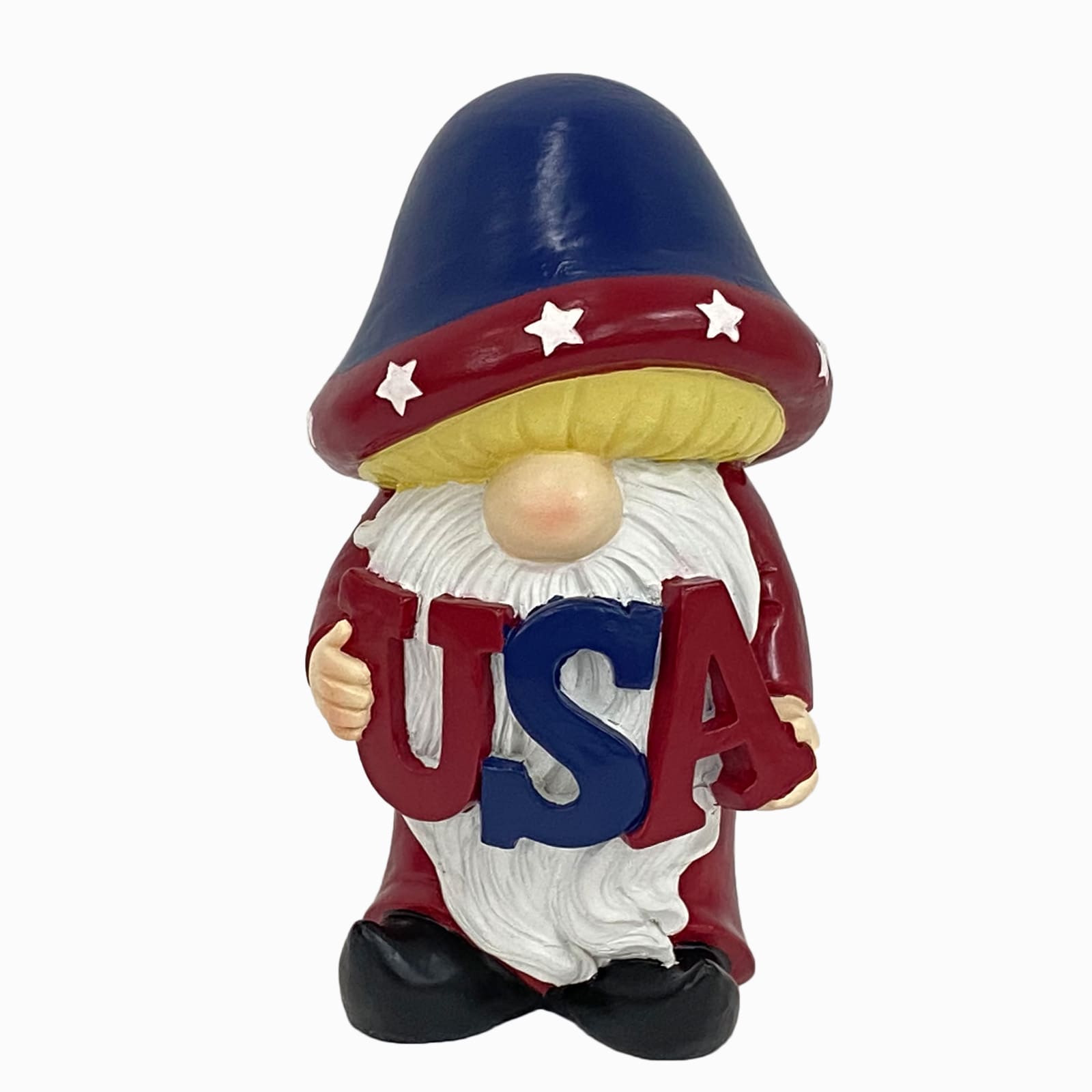 Holiday Living LW430-OXJE20 Resin Indoor/Outdoor Tabletop decoration Gnome 4th of July Decor