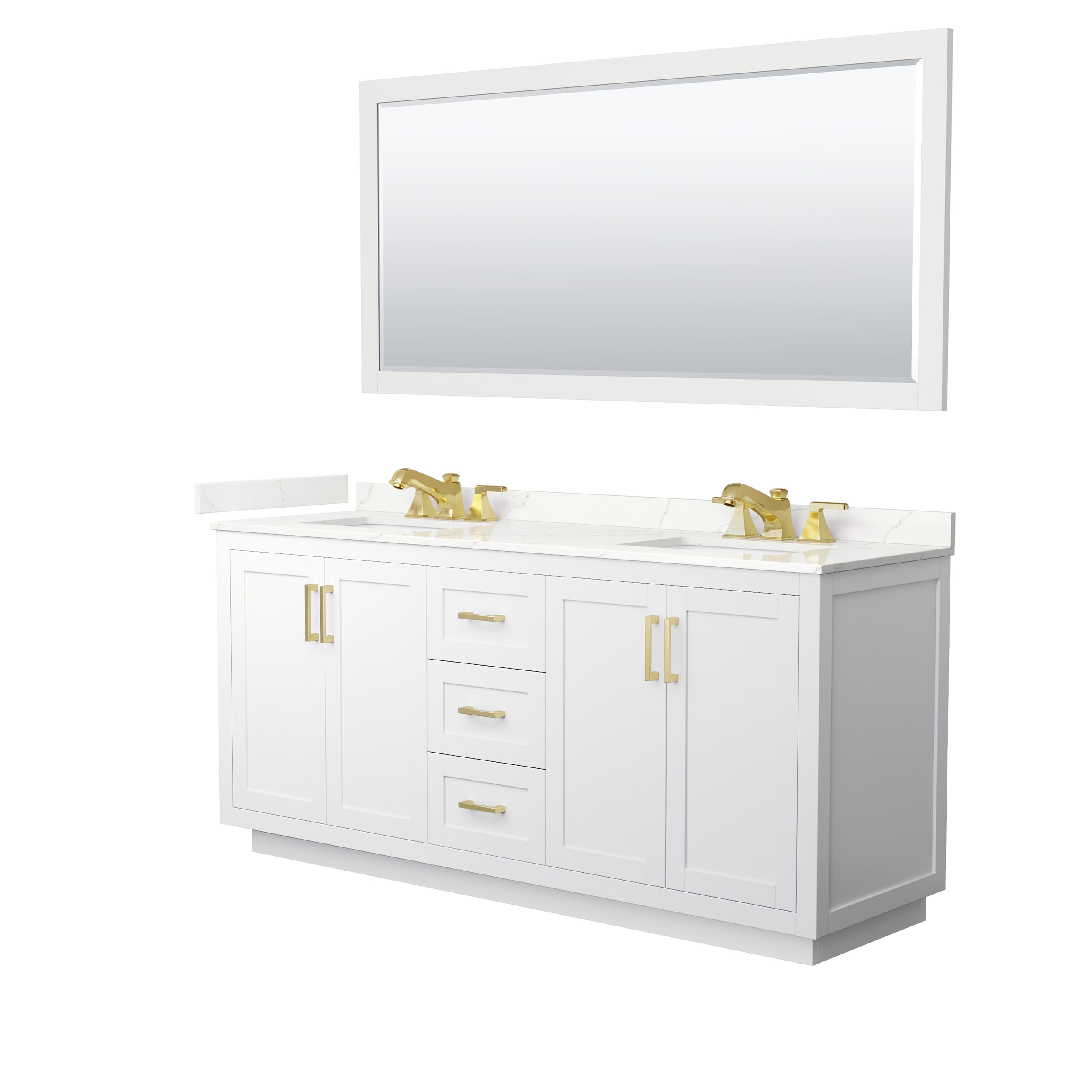 Wyndham Collection WCF292972DWGGTUS3M70 Bath-Vanity-Combo - View #2
