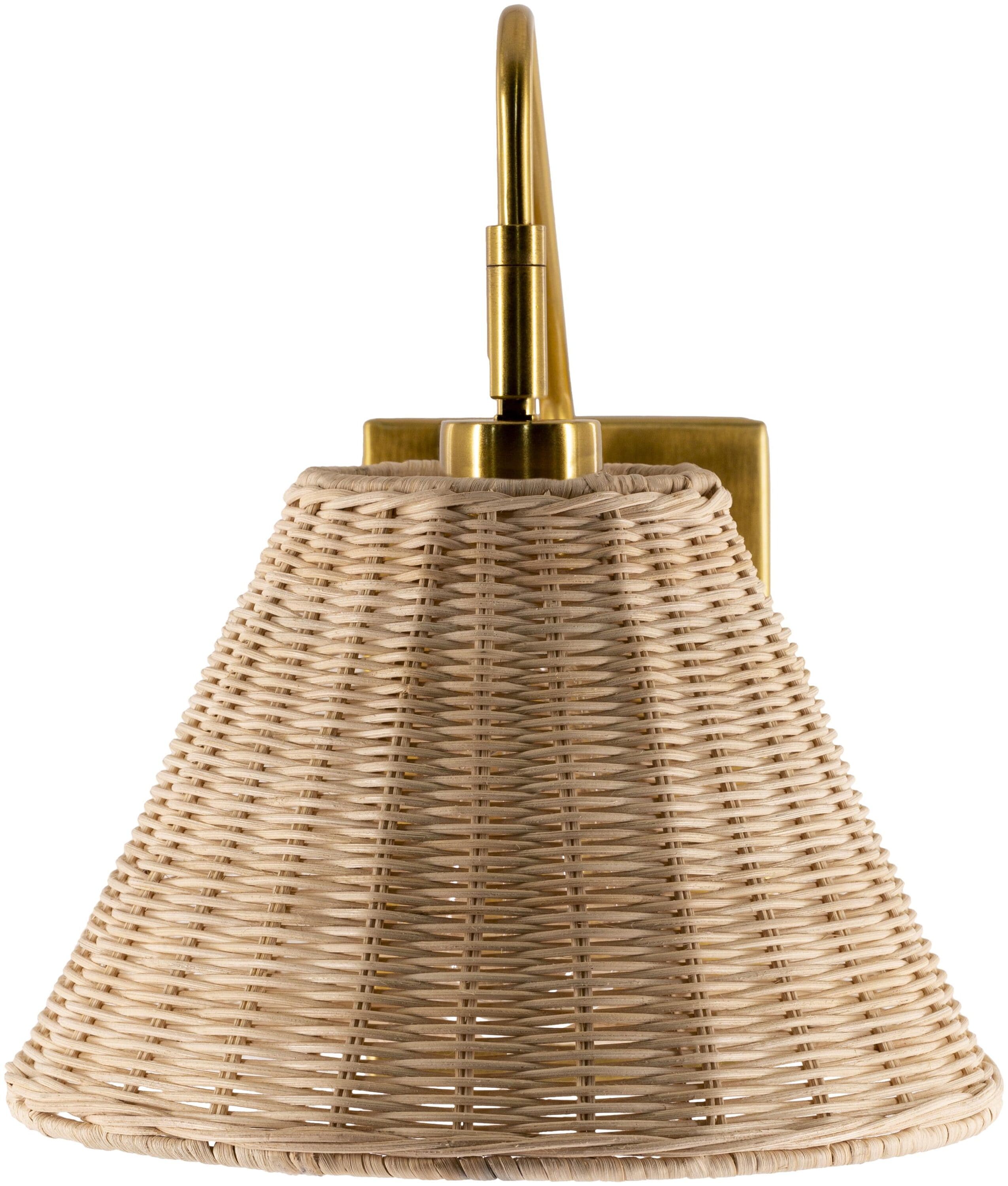 Surya CRR-001 Cerro 15-in W 1 -Light Gold Bohemian/global Wall Sconce