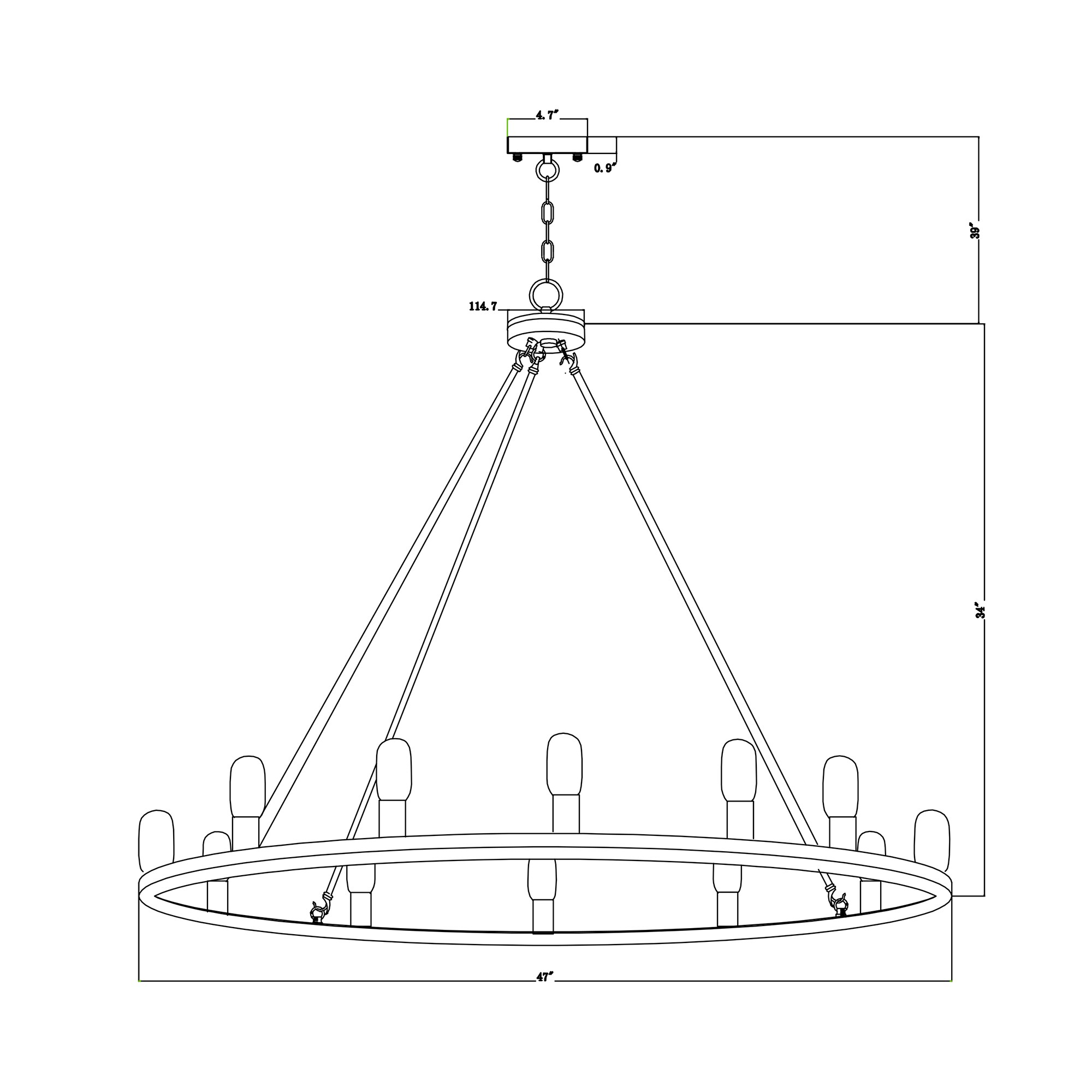 Home Accessories Inc PD001/12MB b090015 - View #3