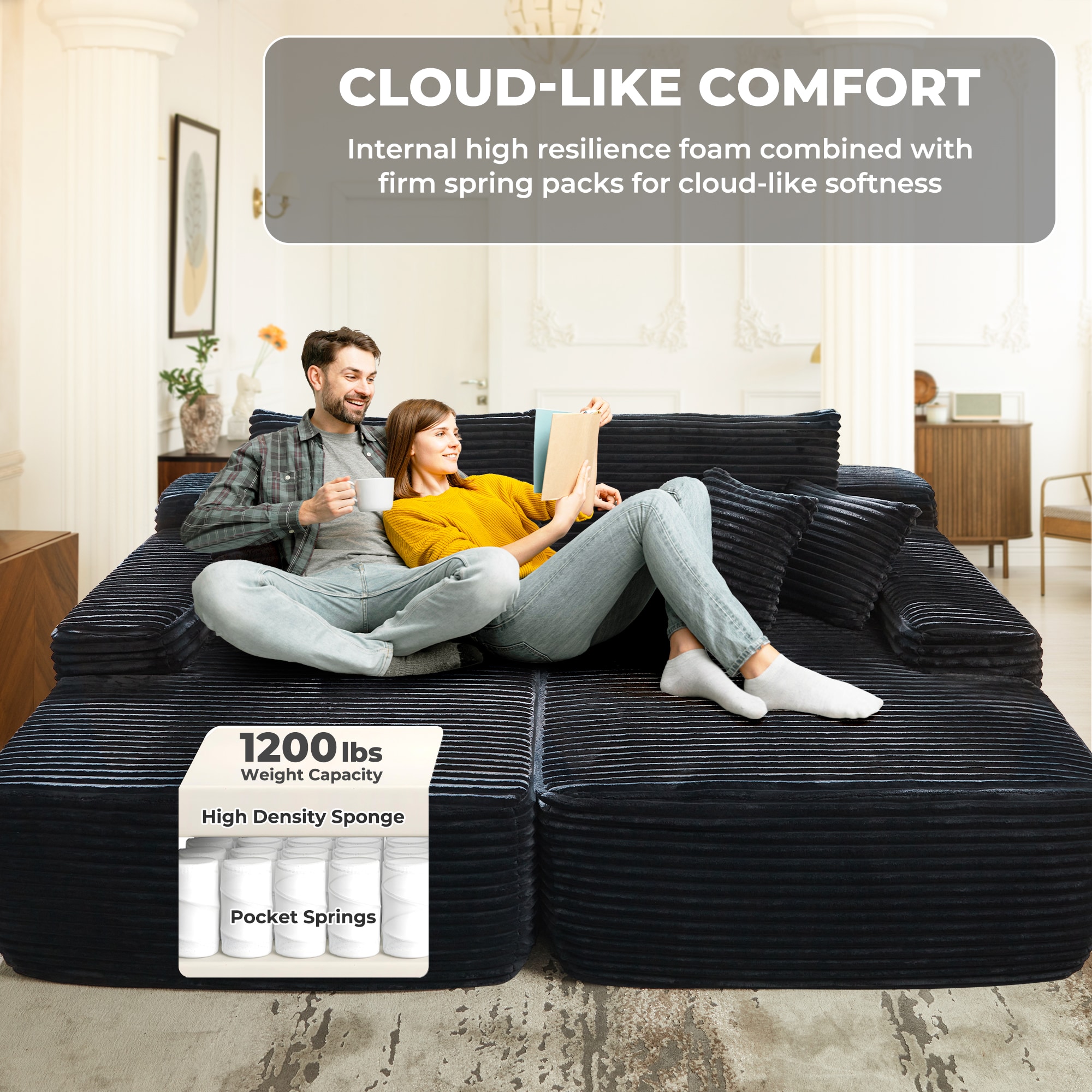Pouuin SASAA-430 Sofas-Loveseats - View #5
