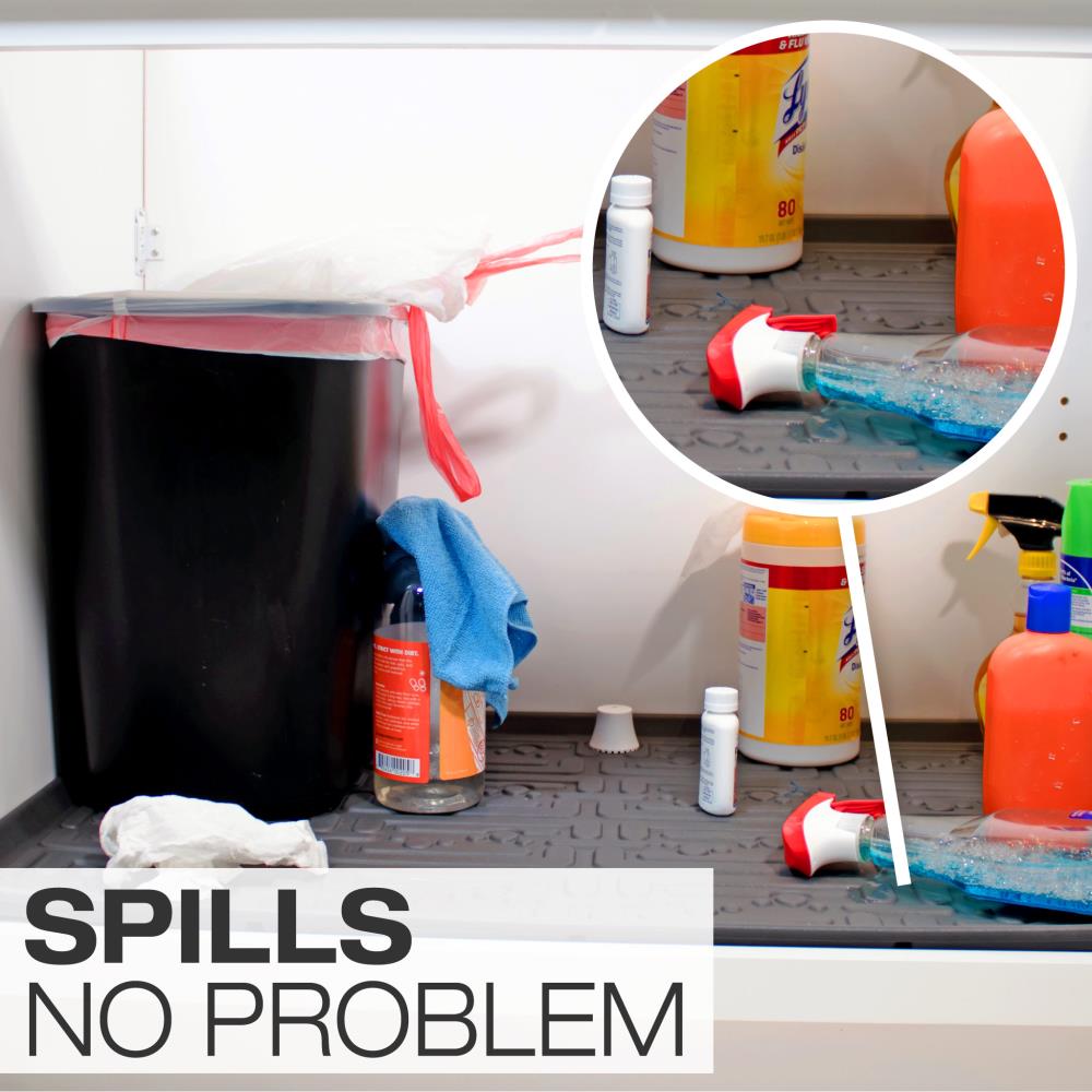 Under Sink Cabinet Mat Protector Bathroom Kitchen Drip Spill Tray 22 –