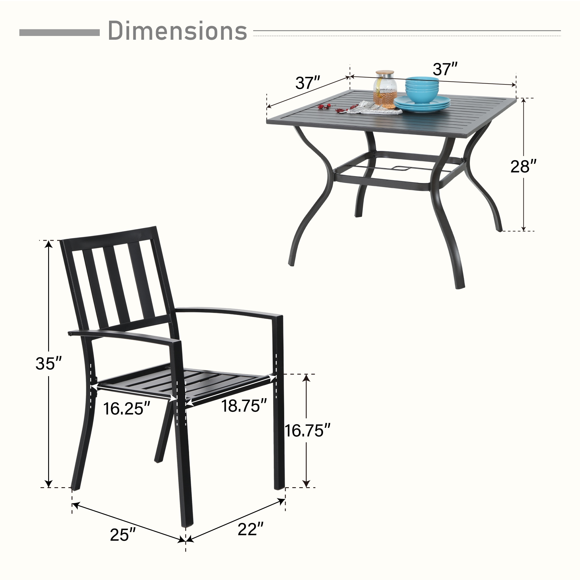 Sunshine Valley TC5-3501-01 Patio-Dining-Sets - View #11