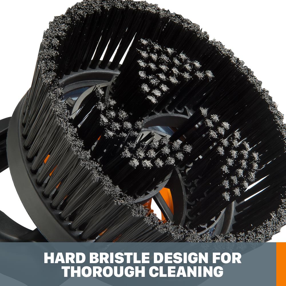 WORX Hydroshot Adjustable Power Scrubber with Quick Snap Connection (Soft  Bristles) in the Pressure Washer Parts department at