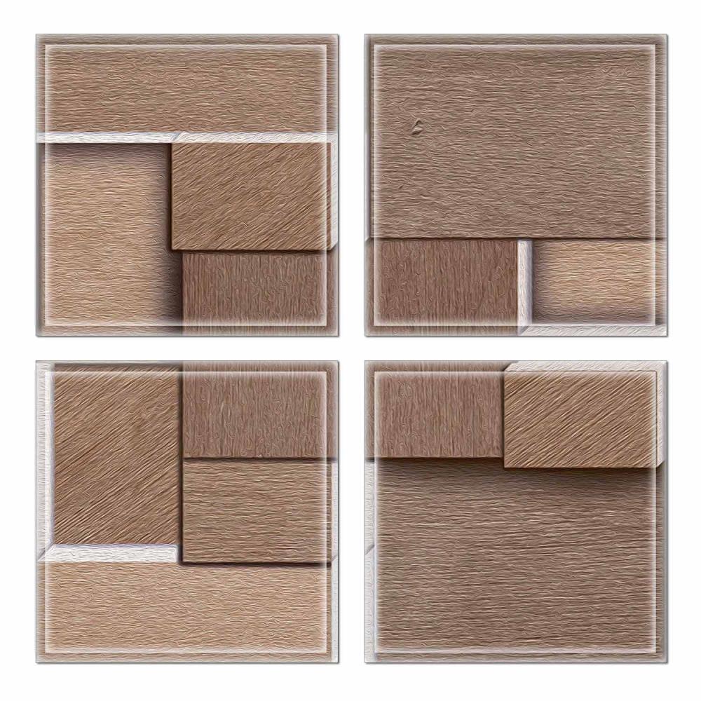Instant Mosaic 8450103 Upscale Designs 32-Pack Multicolor 6-in x 6-in Glossy Glass Random Wall Tile