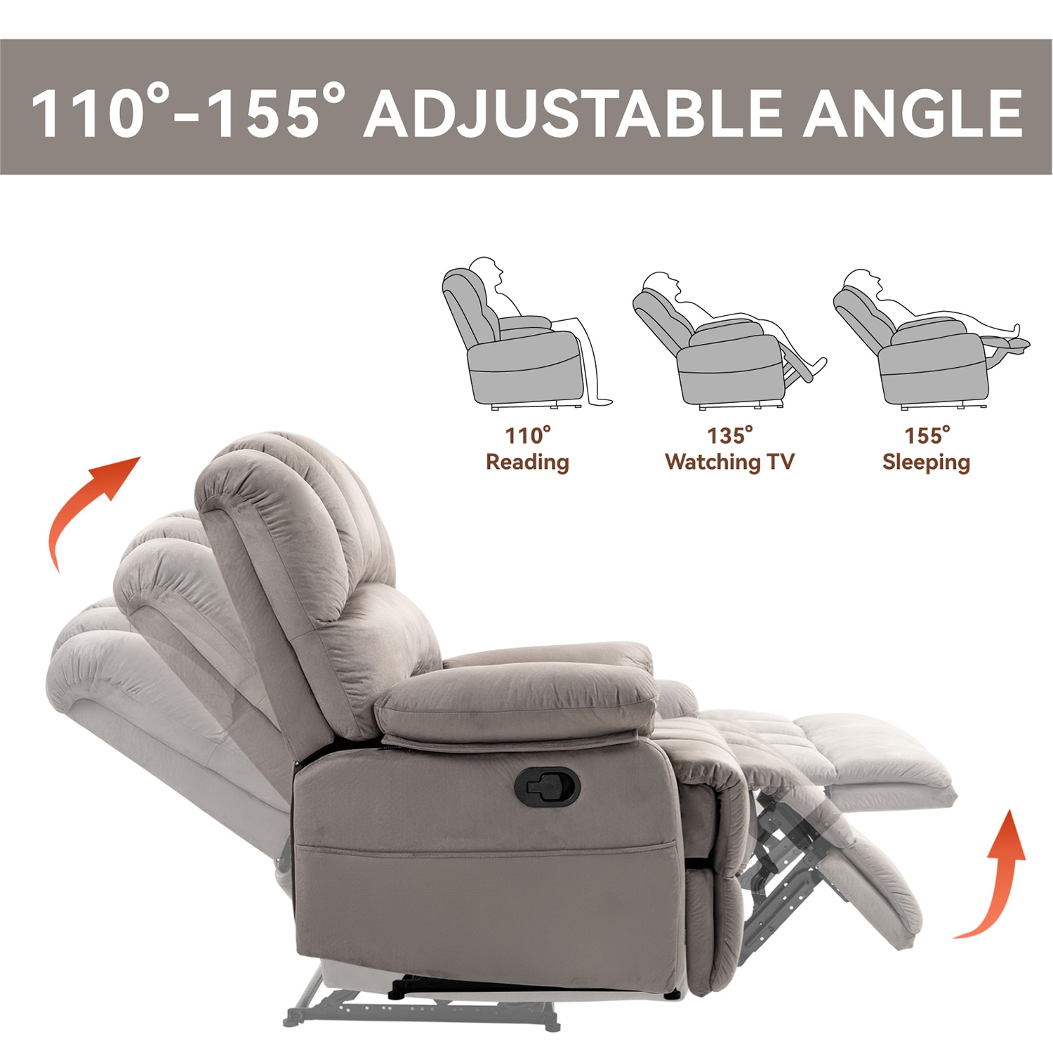 Sumyeg WF-HYSN-65990US-WH recliners - View #4