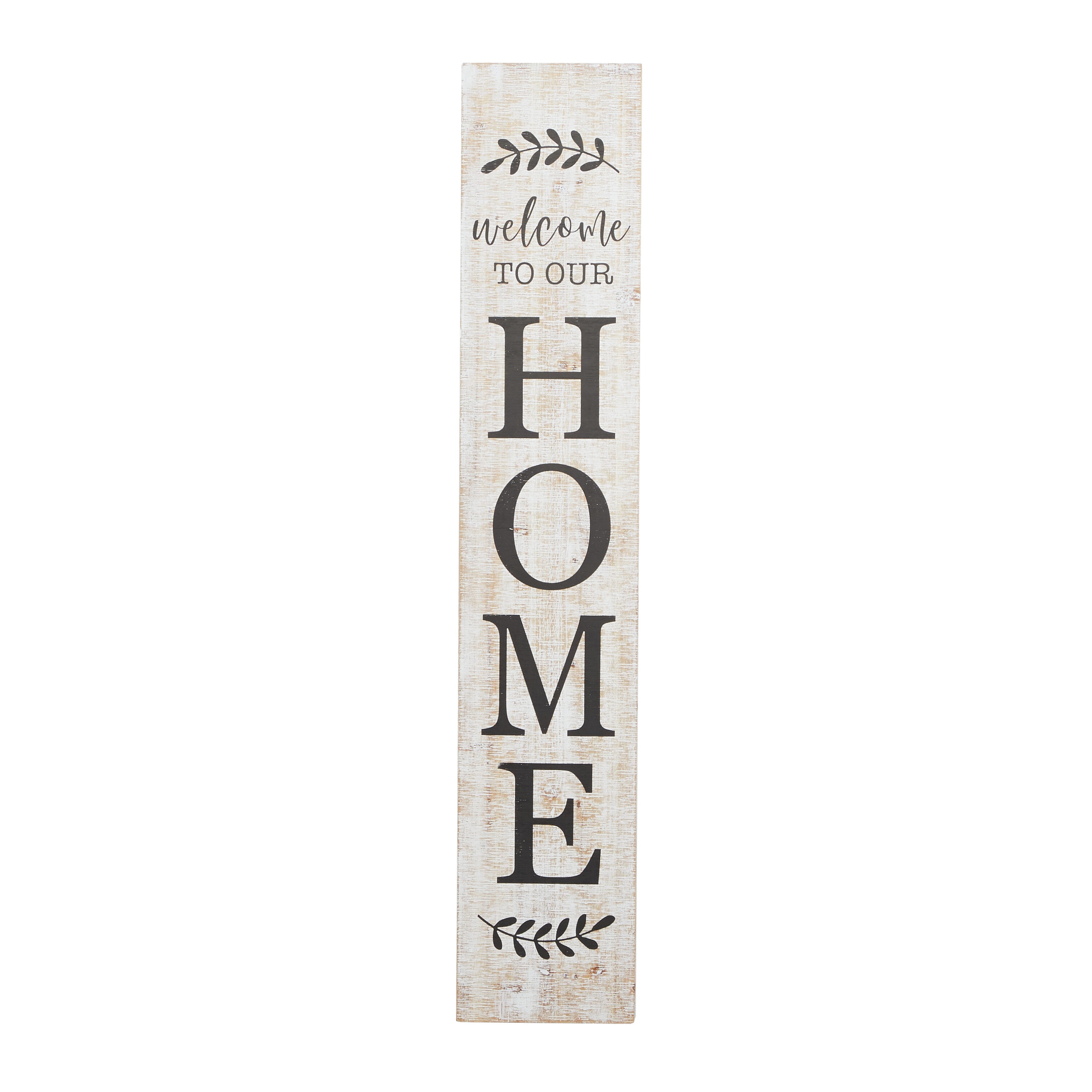 Grayson Lane 54656 12-in W x 63-in H Wood Home Sign Country Wall Sculpture