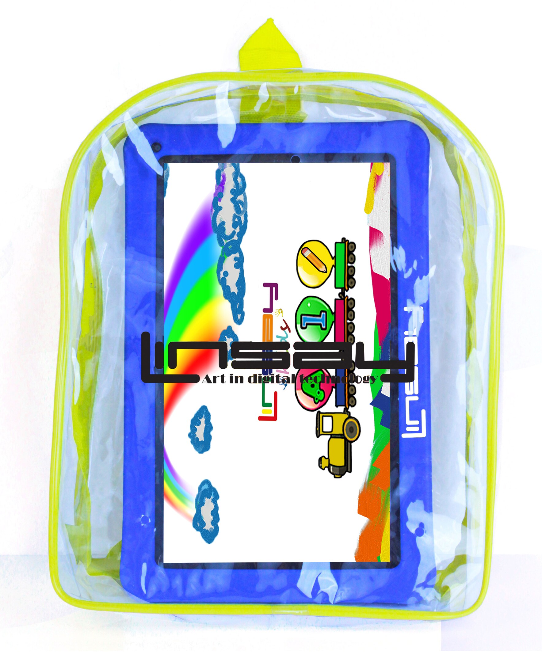 LINSAY F10XHDKIDSBAGB 10.1-in 128 Android 13 Wi-fi Only Tablet with Case Included