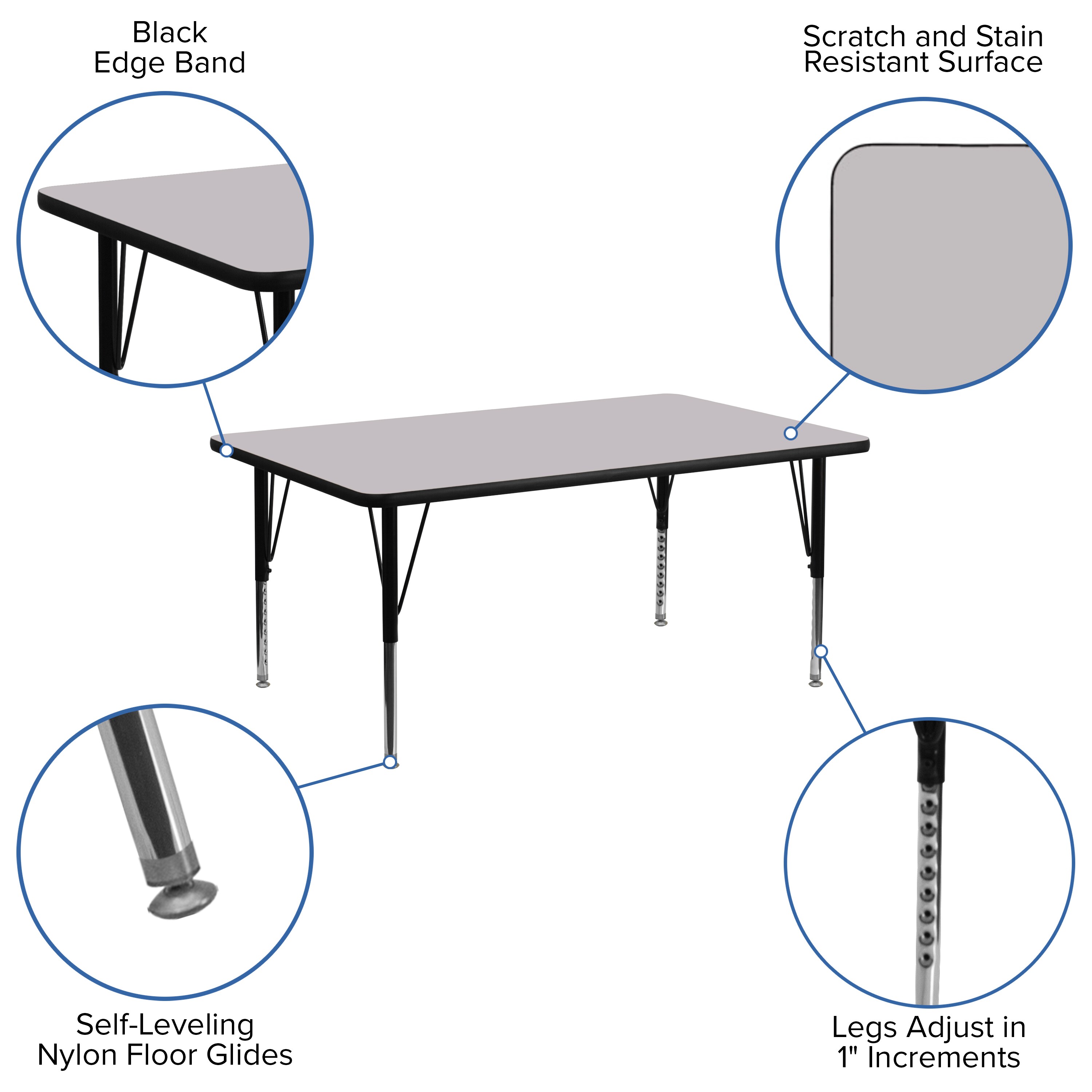 Flash Furniture 847254023399 Kids-Play-Tables - View #5