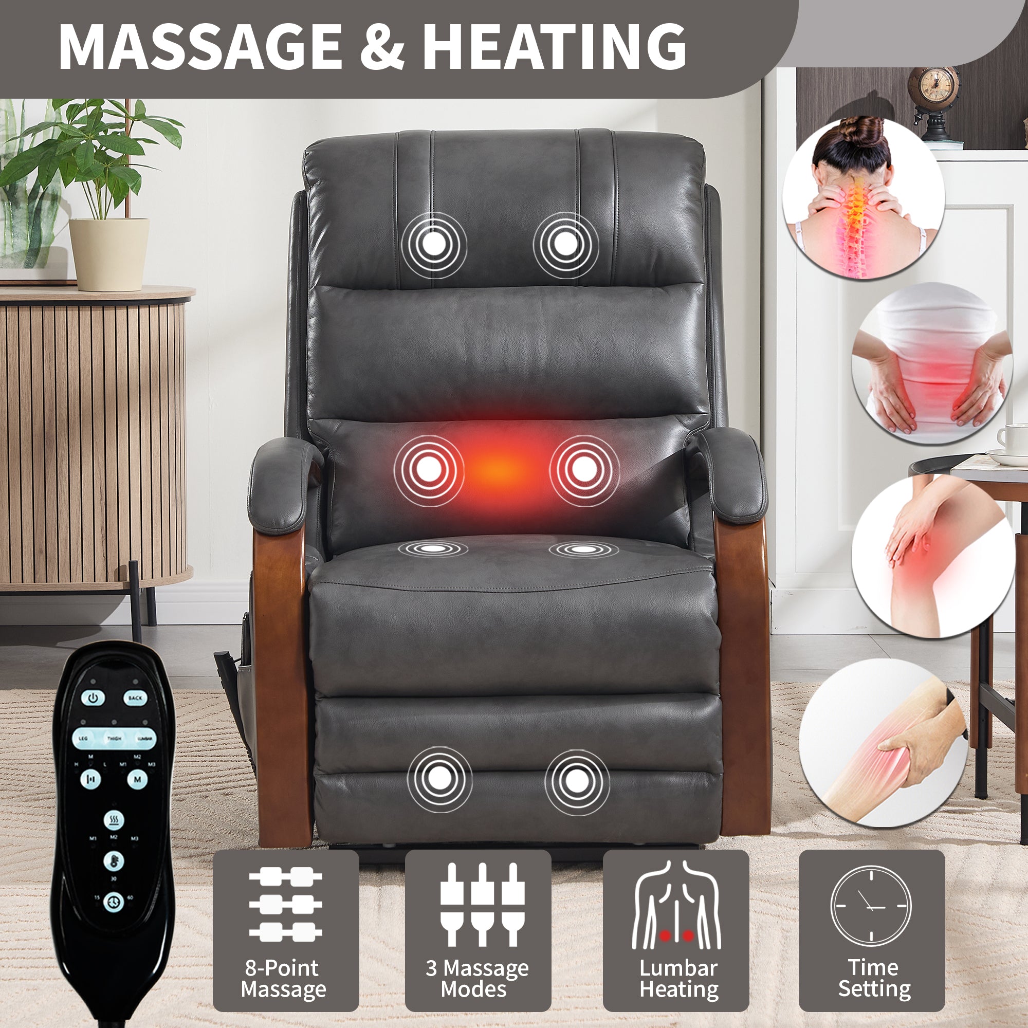 Boyel Living BL-CM855GY recliners - View #7