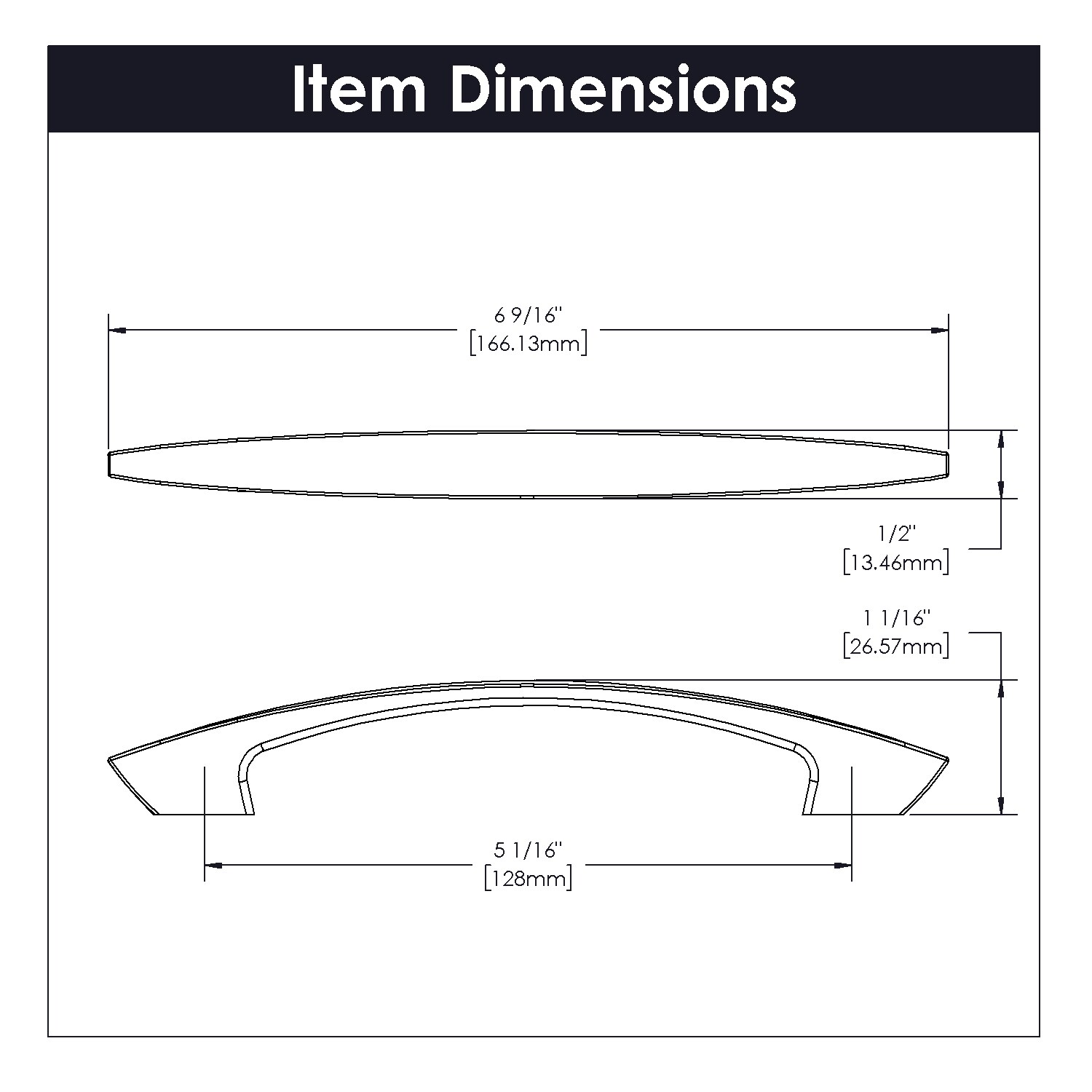 Hickory Hardware HH74631-14 Cabinet-Pulls - View #4