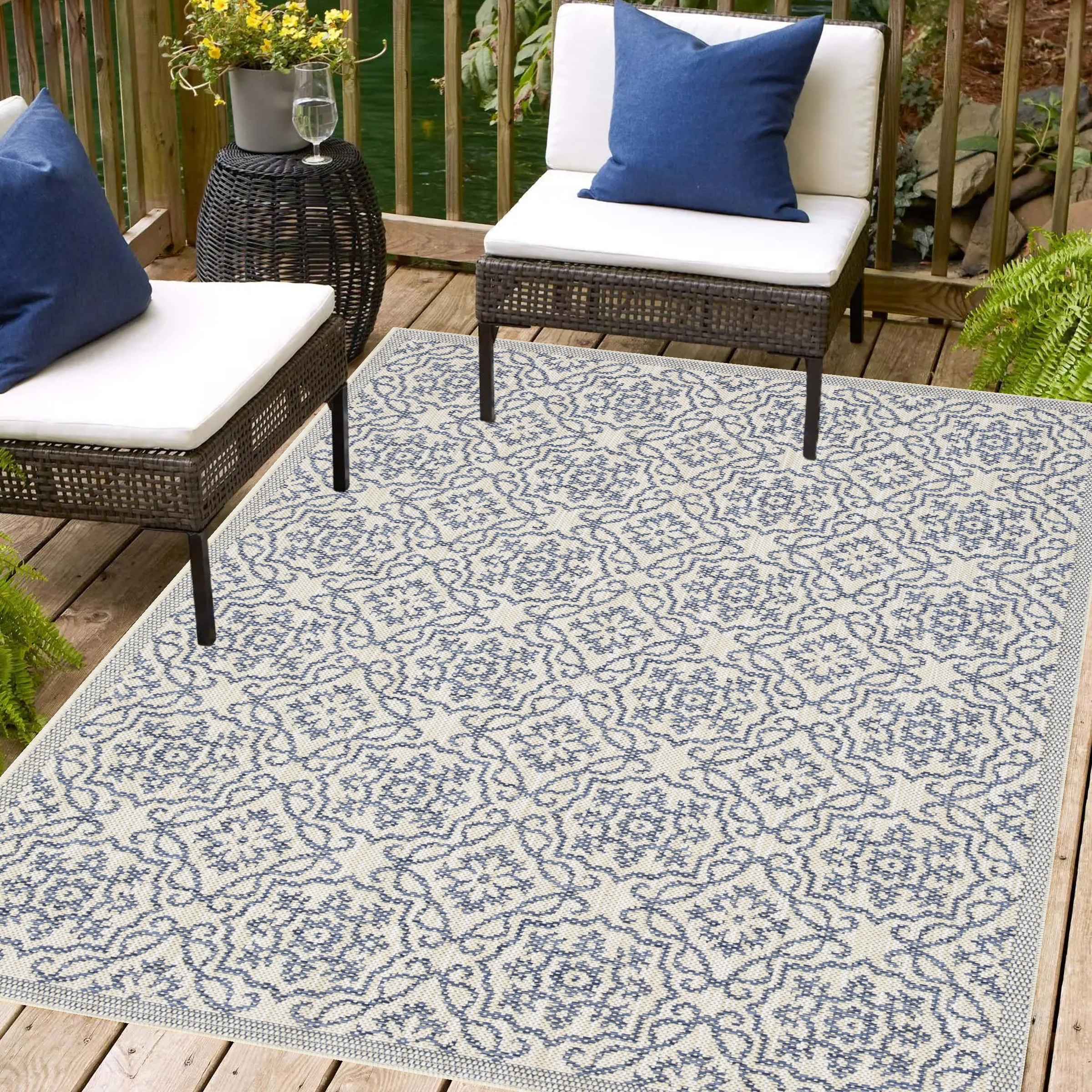 Playa Rug PLY-ELZ-BLUE-5X8 rugs - View #6
