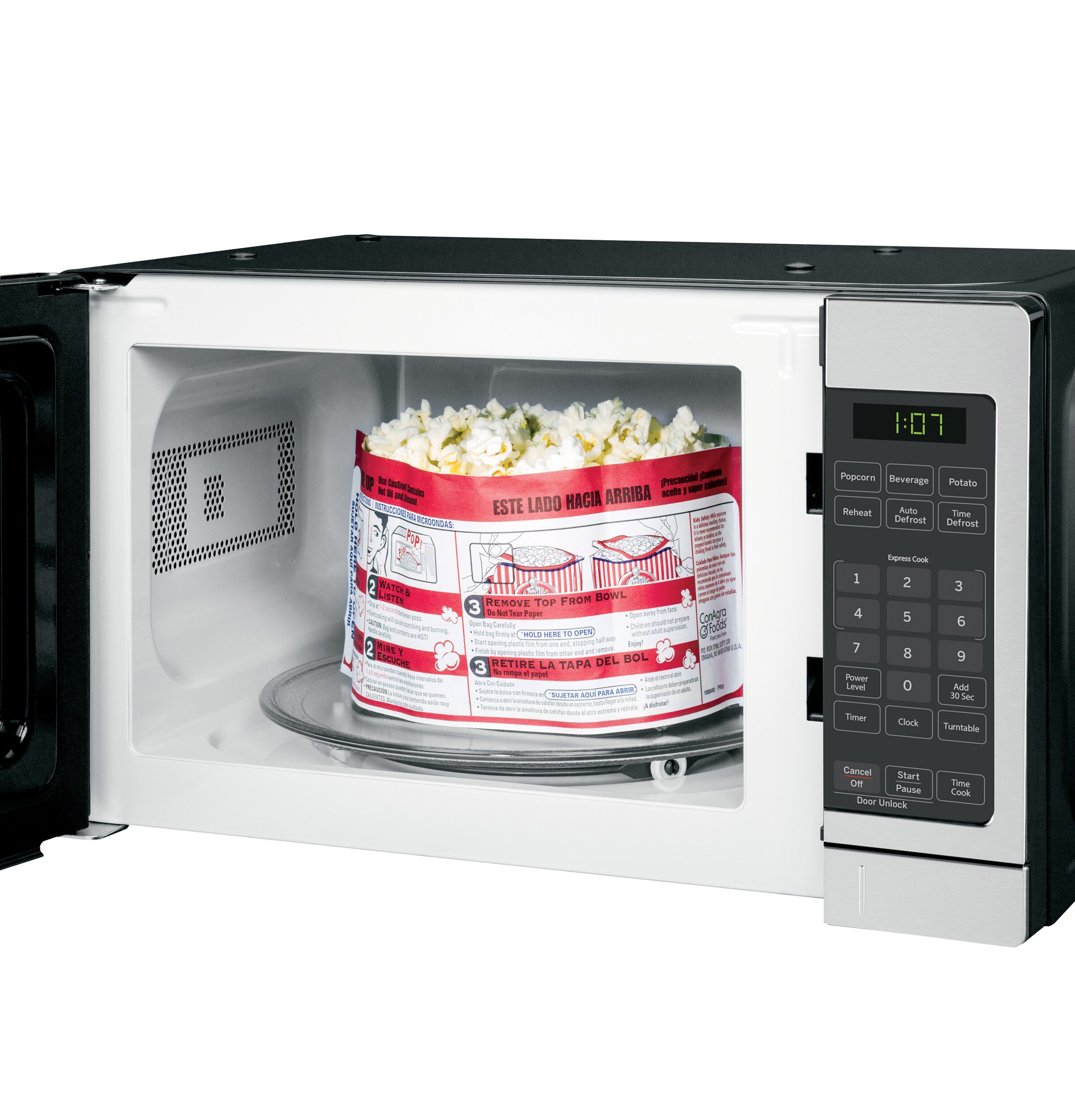 GE 0.7 Cu. Ft. Stainless Steel Countertop Microwave Oven