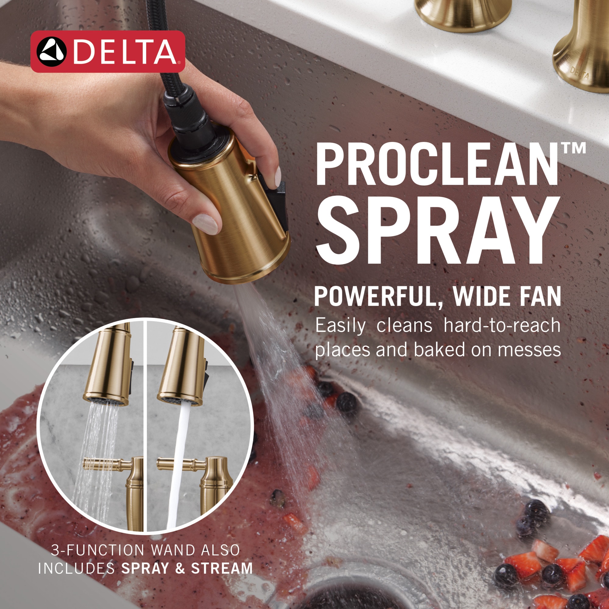 Delta 2384L-CZ-PR-DST Kitchen-Faucets - View #3