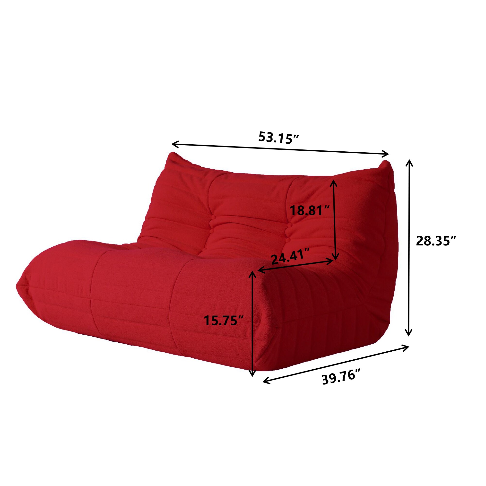 BuotiqHom DH-S2-117RE Sofas-Loveseats - View #5