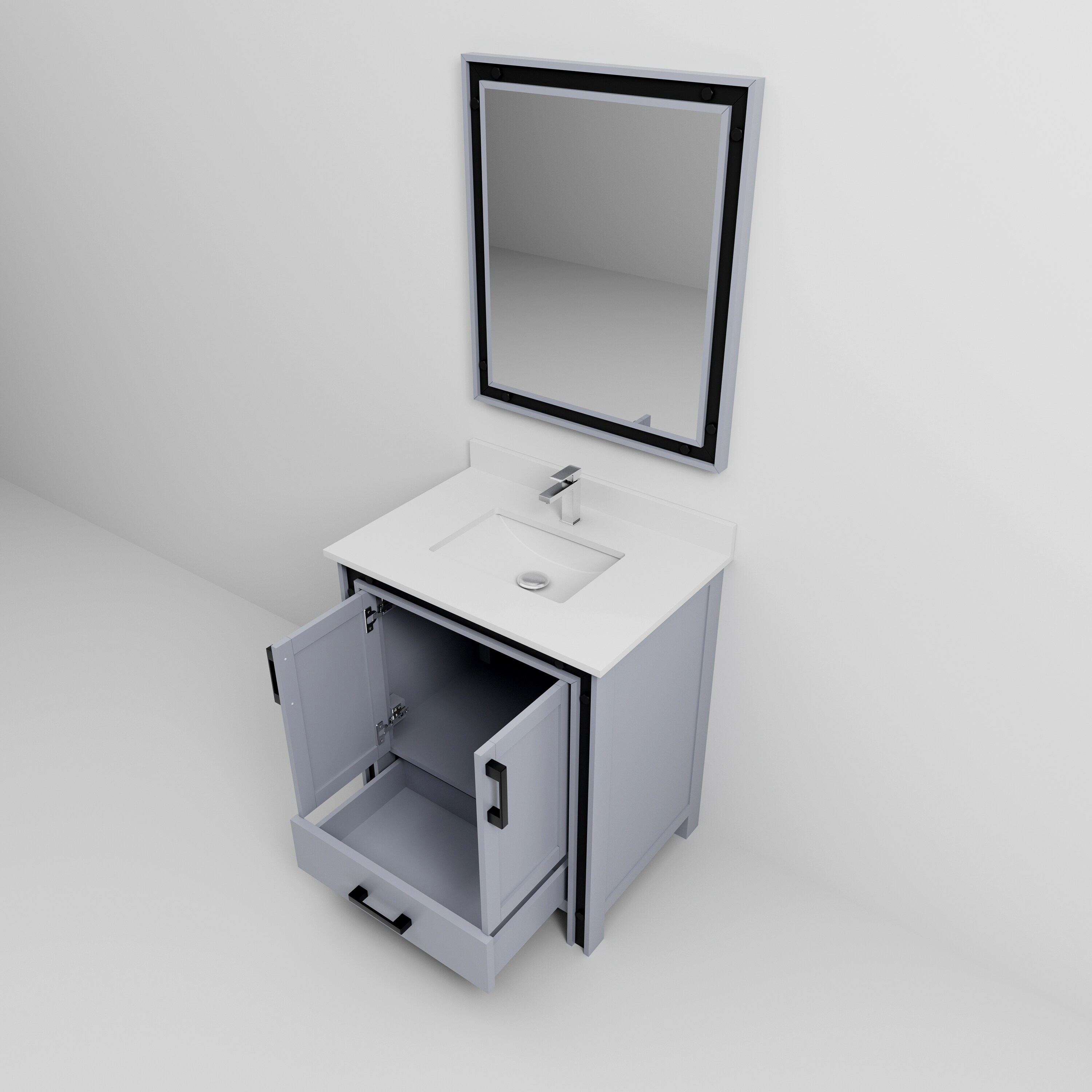 Lexora LVZV30SB211 Bath-Vanity-Combo - View #14
