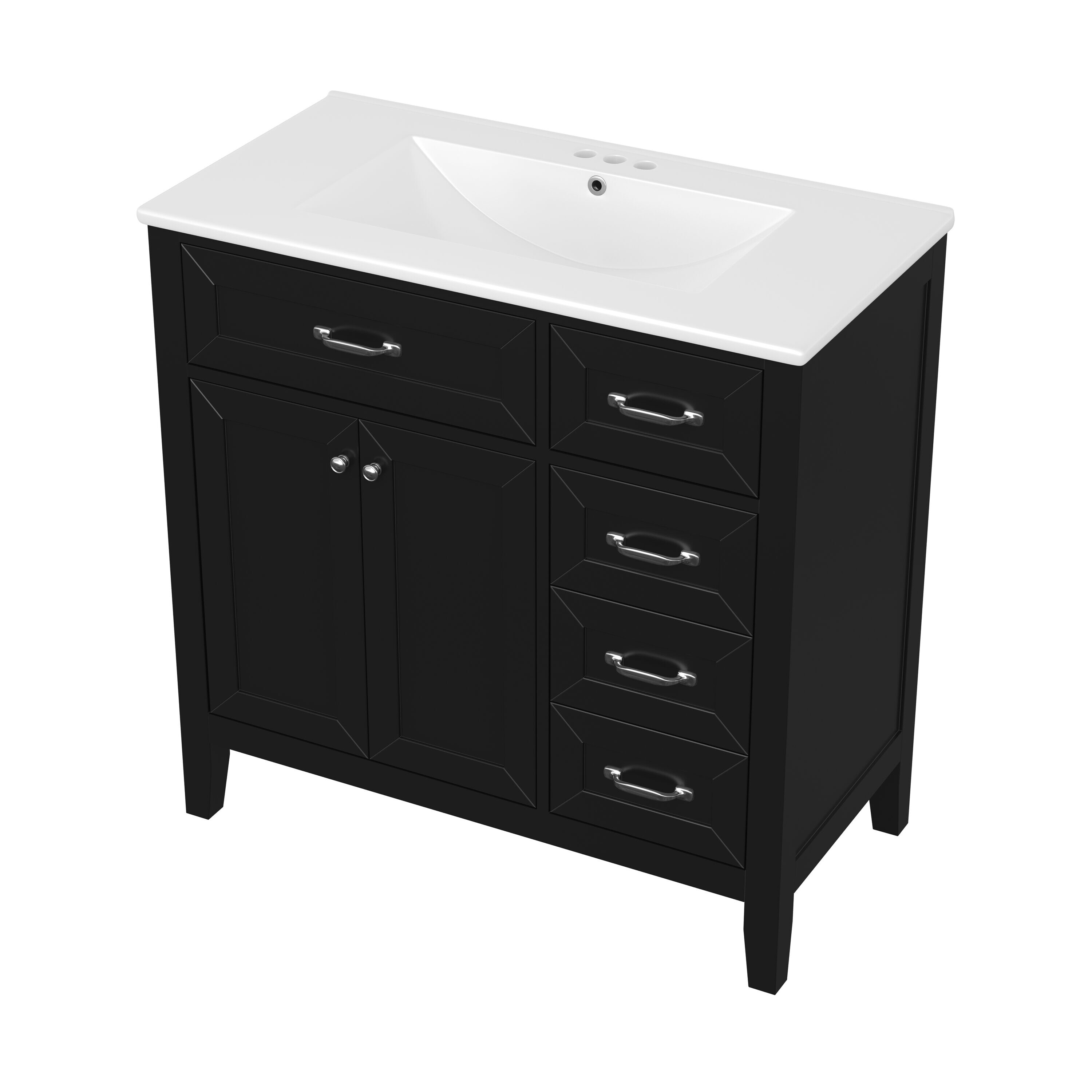 ModernLuxe L3P-N725P246491B Bath-Vanity-Combo - View #8