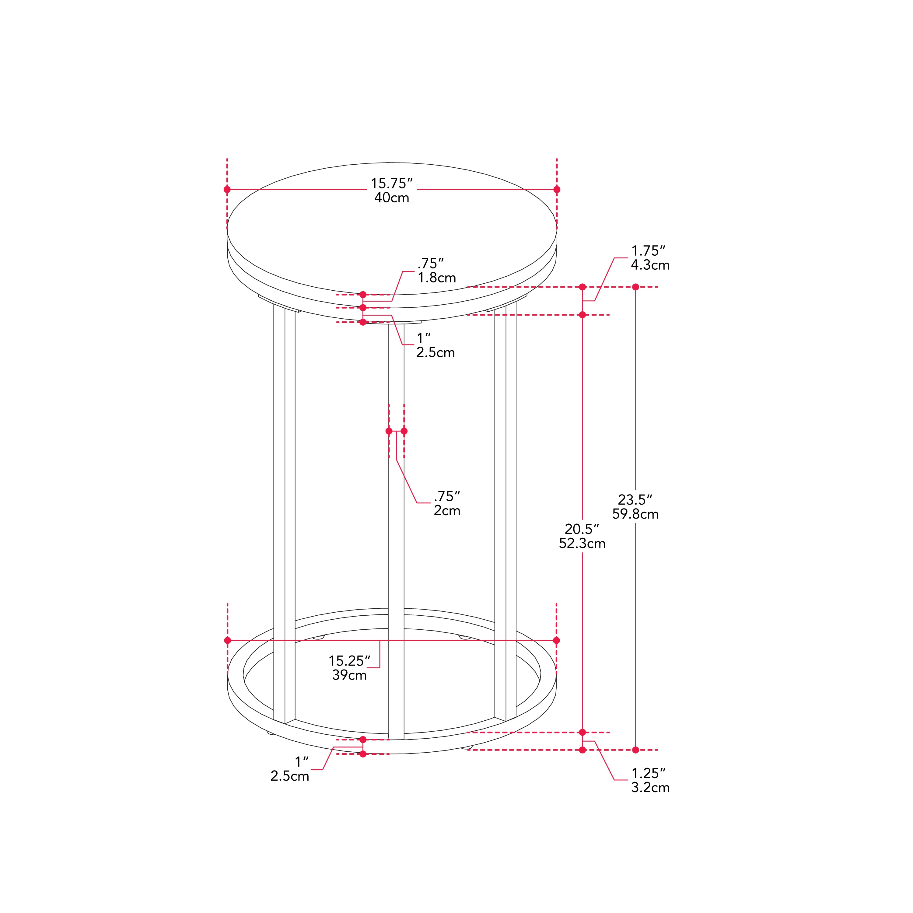 CorLiving BVLMM908S End-Tables - View #6
