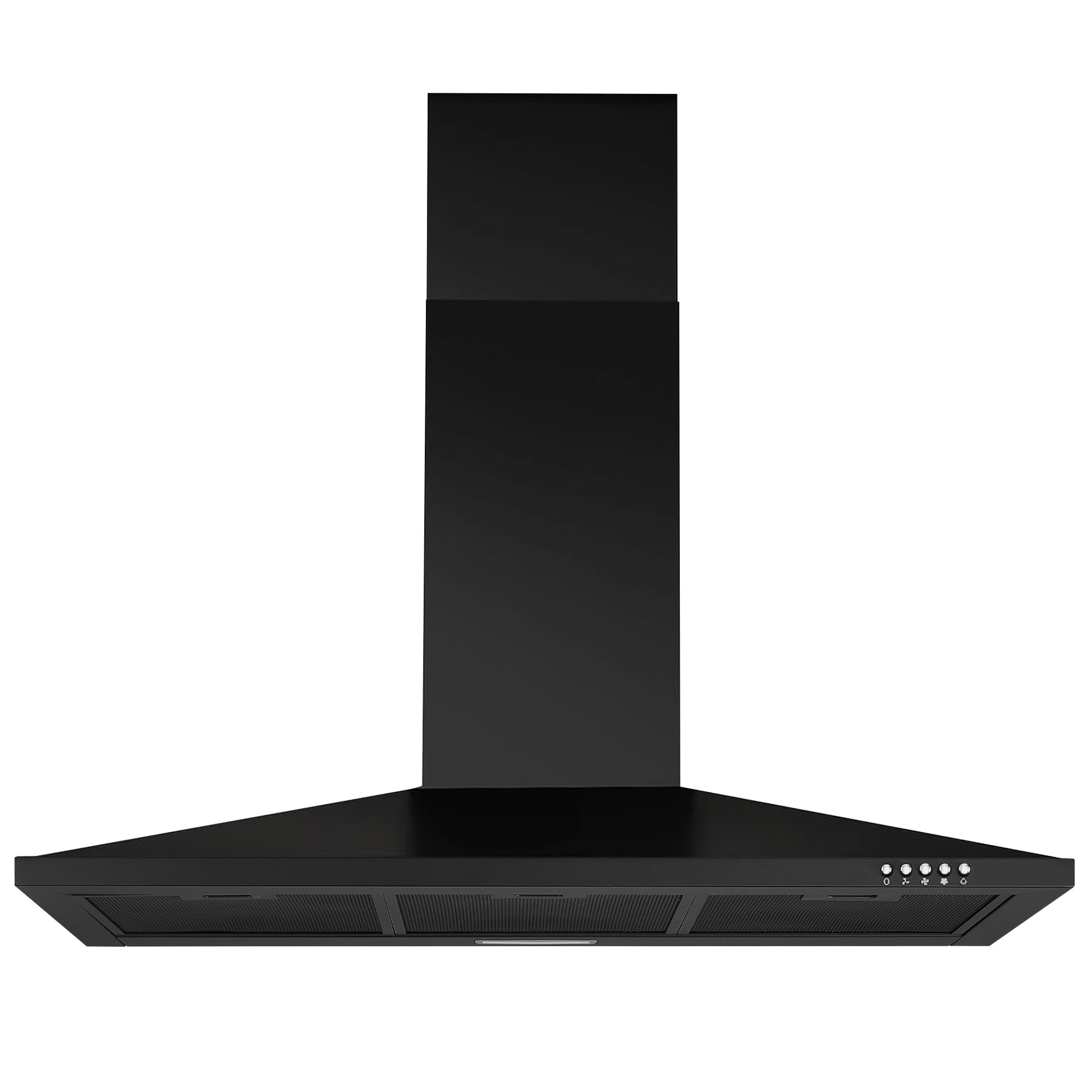 Maocao Hoom JL-CT-36450BK 36 inch Convertible 450-CFM Black Wall-Mounted Range Hood