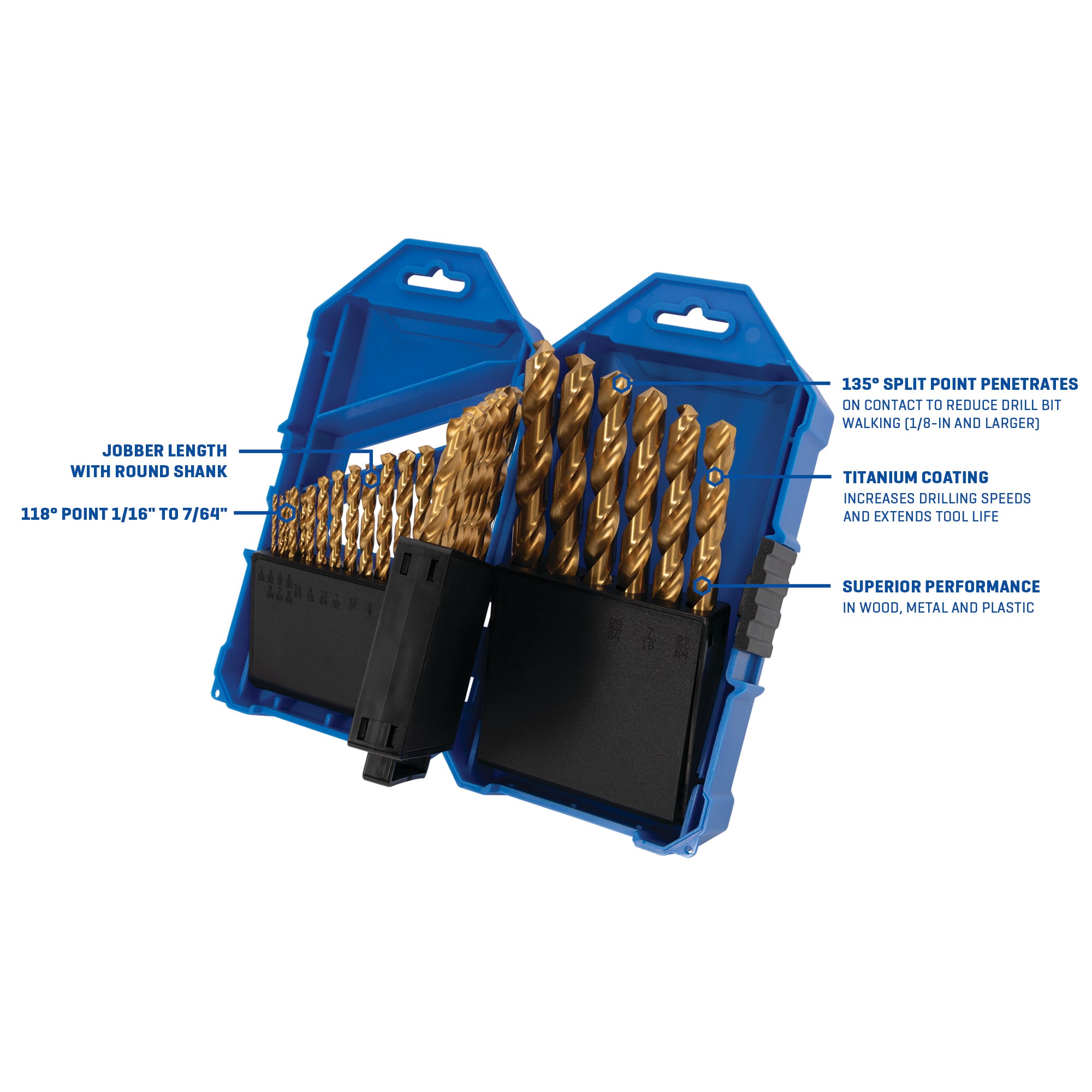 Kobalt 53515 Metal-Twist-Drill-Bits - View #10