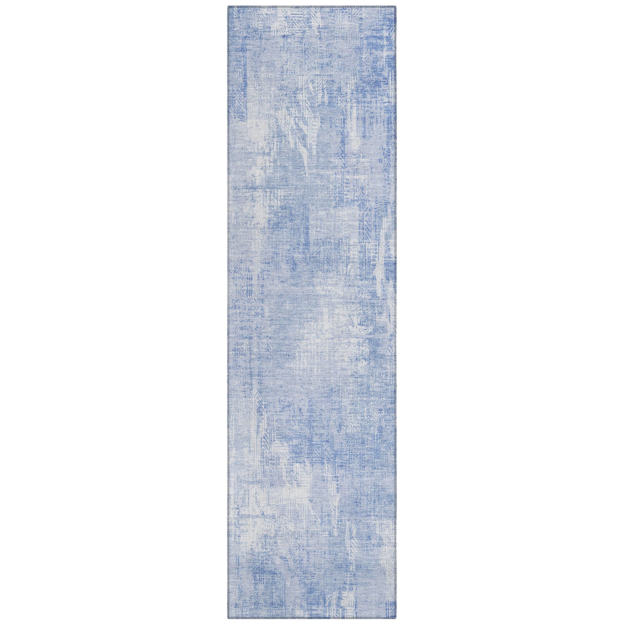 Addison Rugs ACN725SK2X8 Chantille ACN725SK 2 x 7 (ft) Polyester Sky Rectangular Indoor/Outdoor Geometric Machine washable Area rug