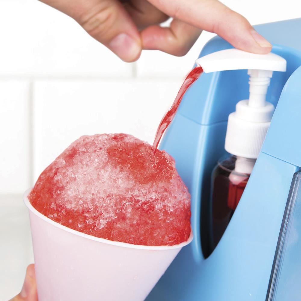 Nostalgia Coca-Cola Snow Cone Maker and Shaved Ice Storage, Red