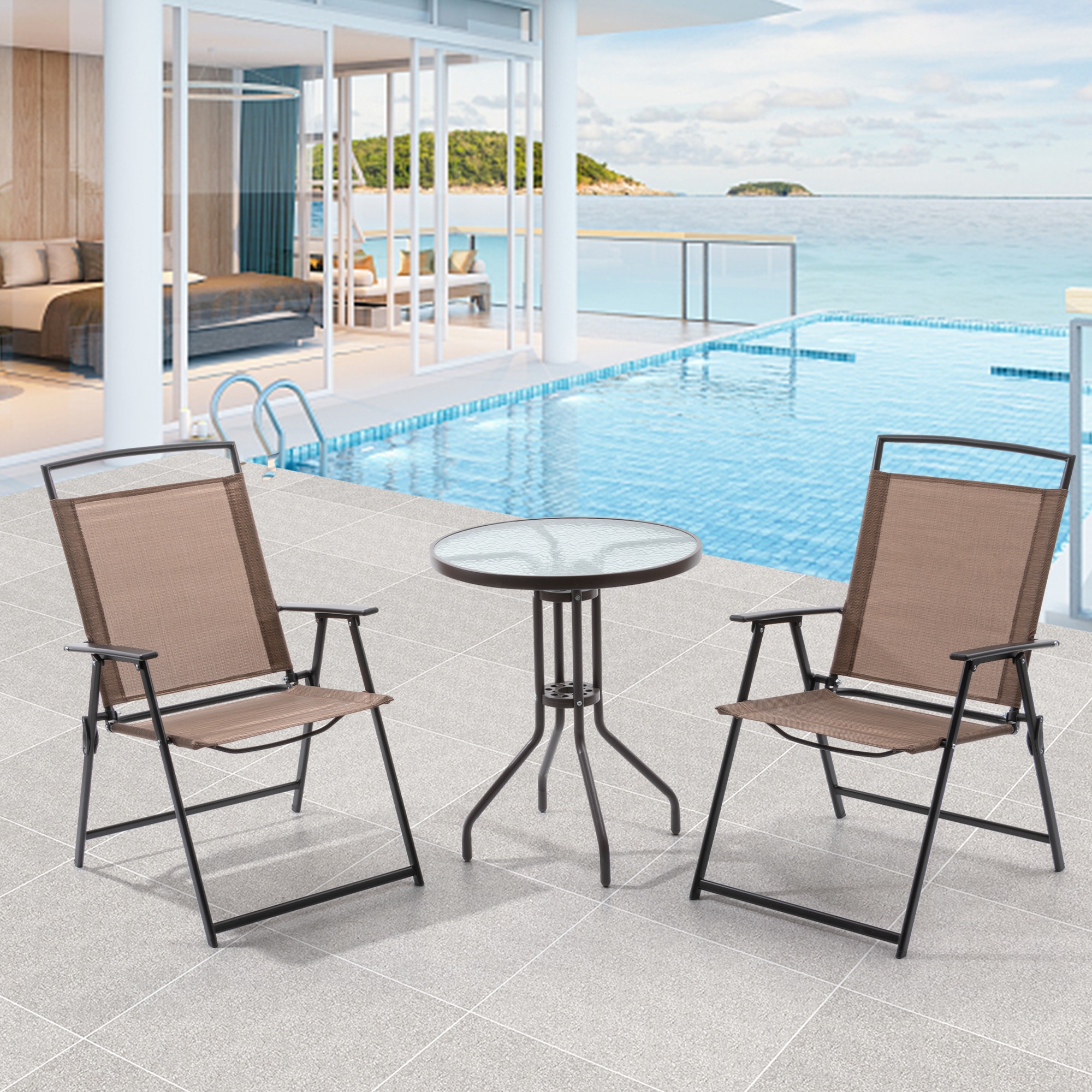 Crestlive Products CL-DC010BRN Patio-Conversation-Sets - View #8