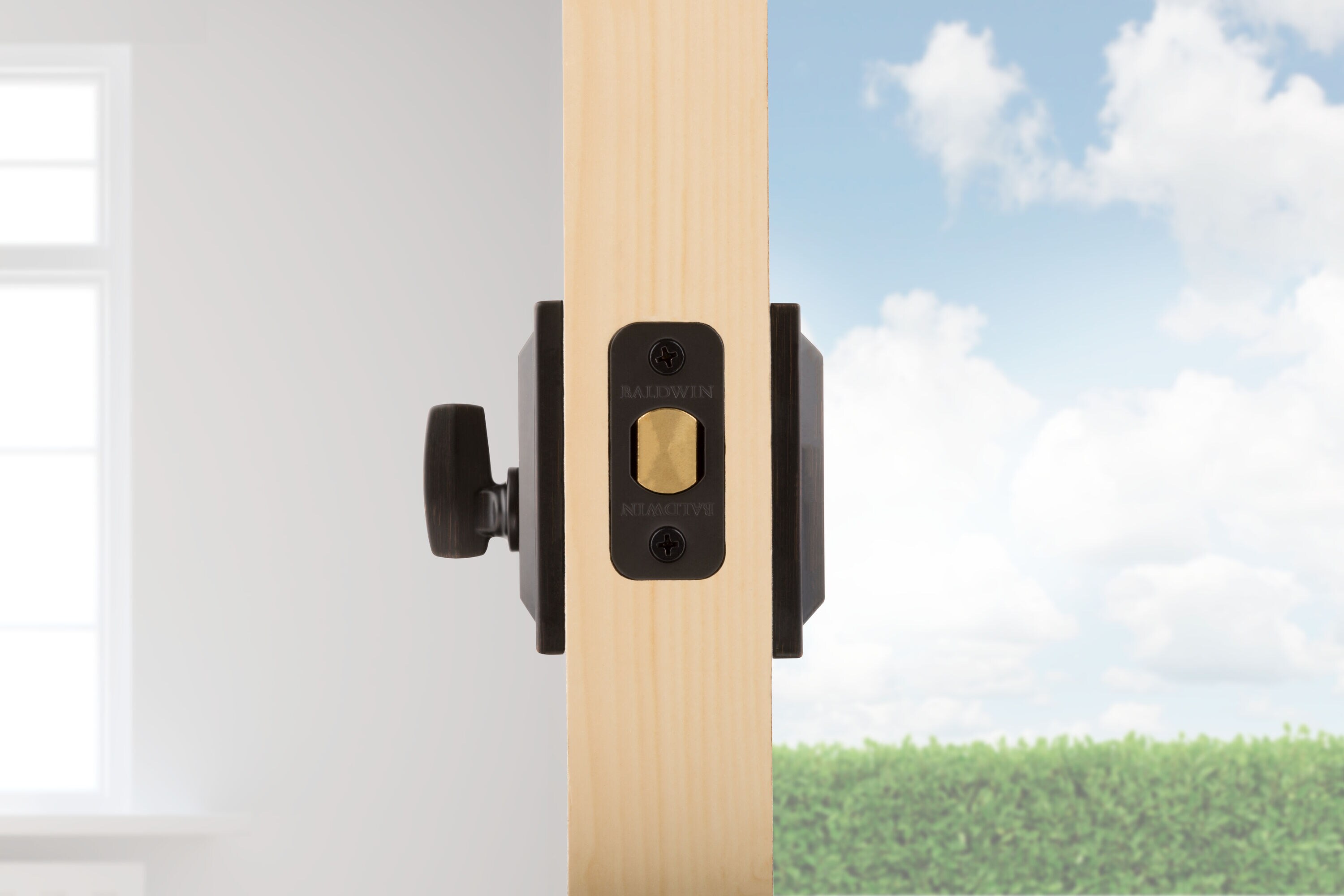 Venetian Bronze Single Cylinder Deadbolt with SmartKey Technology