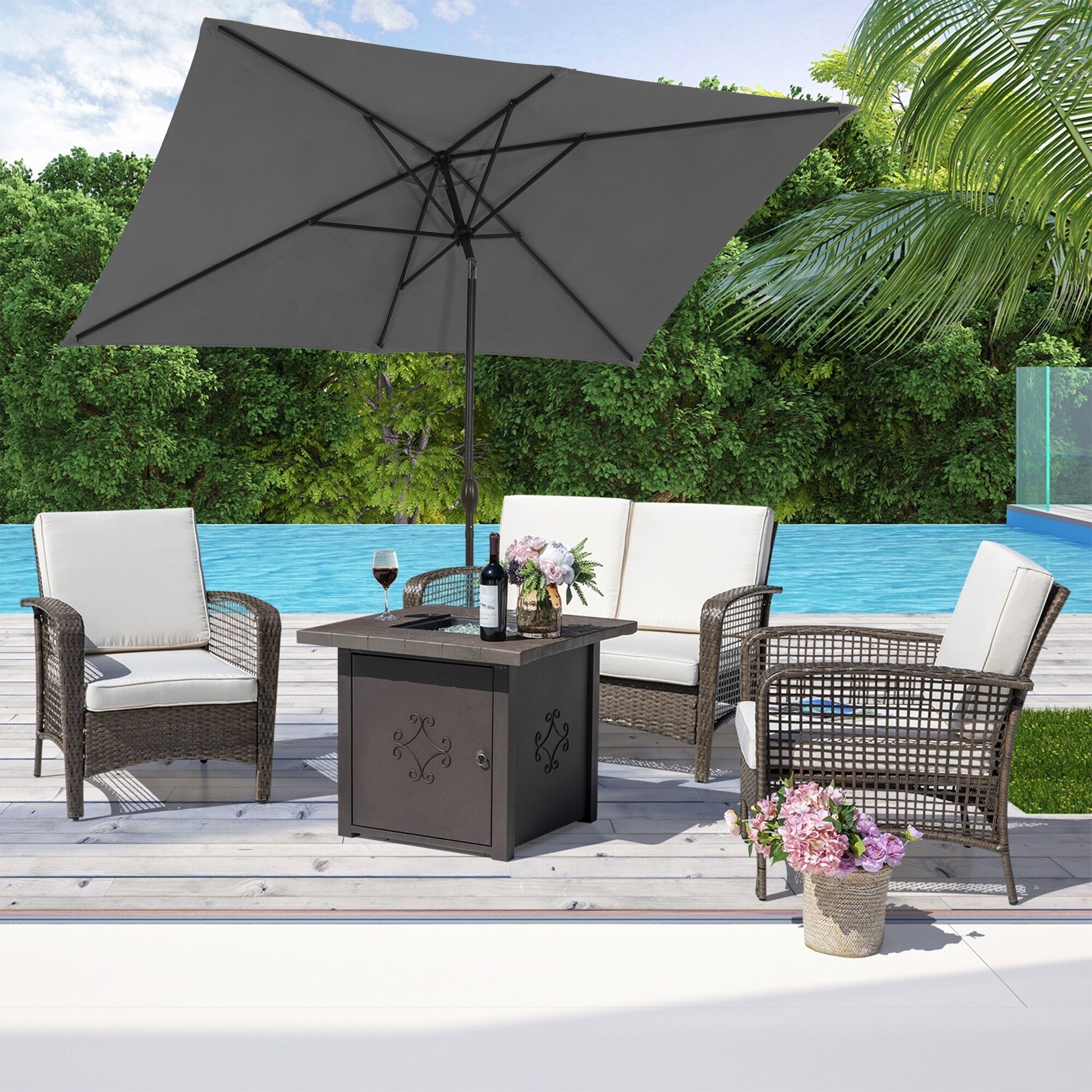 Mondawe 21300GYR-SM Umbrellas-2 - View #3