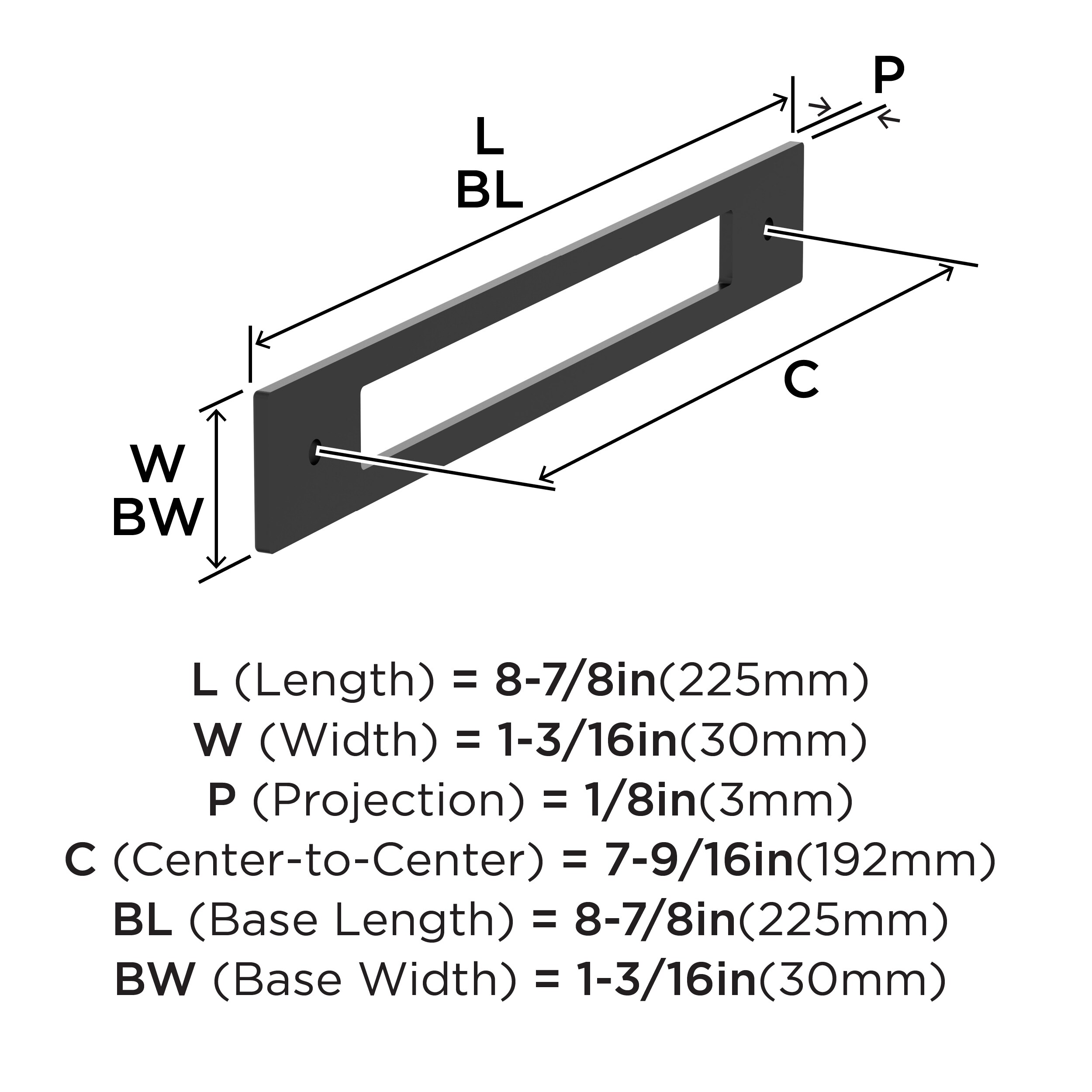 Amerock BP37785MB Drawer-Hardware - View #4
