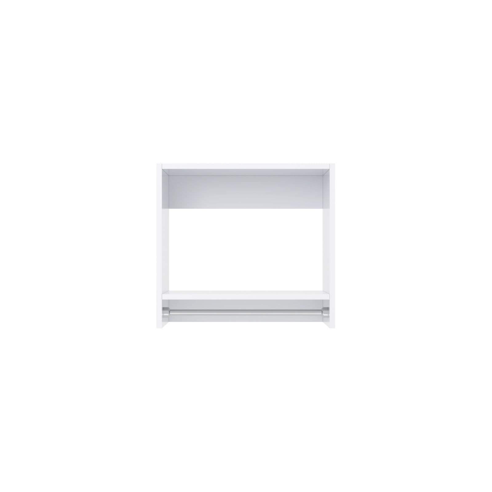 HomLux BD-CCW1S1H19H 18 in. H x 19.5 in. W x 14 in. D White Hanging Unit 1-Cube Storage Organizer
