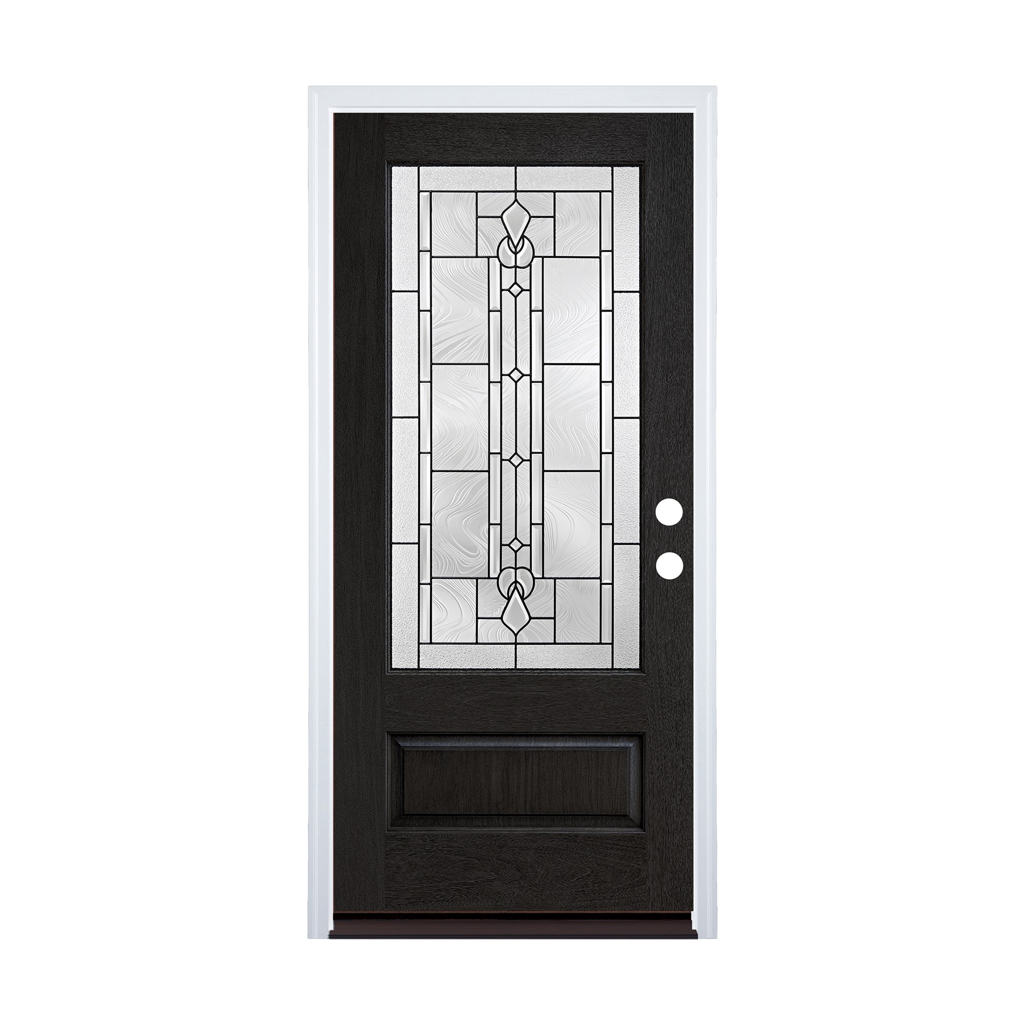Therma-Tru Lucerna 36-in x 80-in x 6-9/16-in Fiberglass Left-hand ...