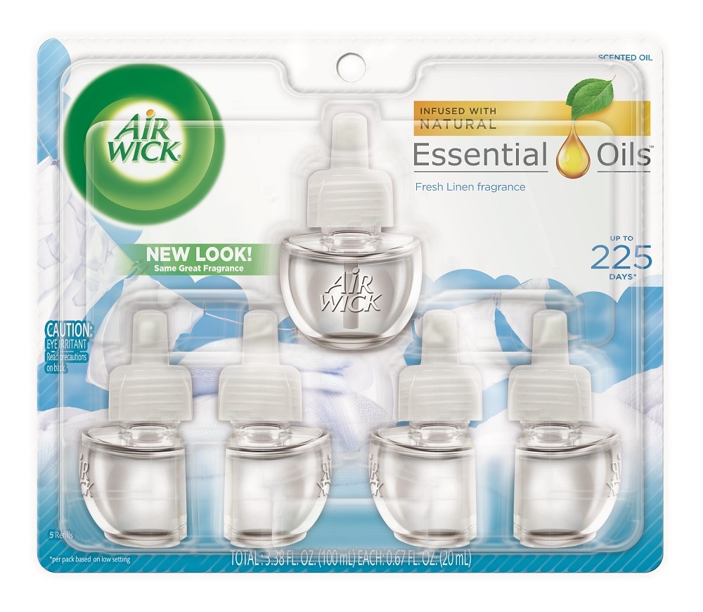  Air Wick Pure Freshmatic Refill Automatic Spray, Apple Cinnamon  Medley, 1ct, Air Freshener, Essential Oil, Odor Neutralization, Packaging  May Vary : Health & Household