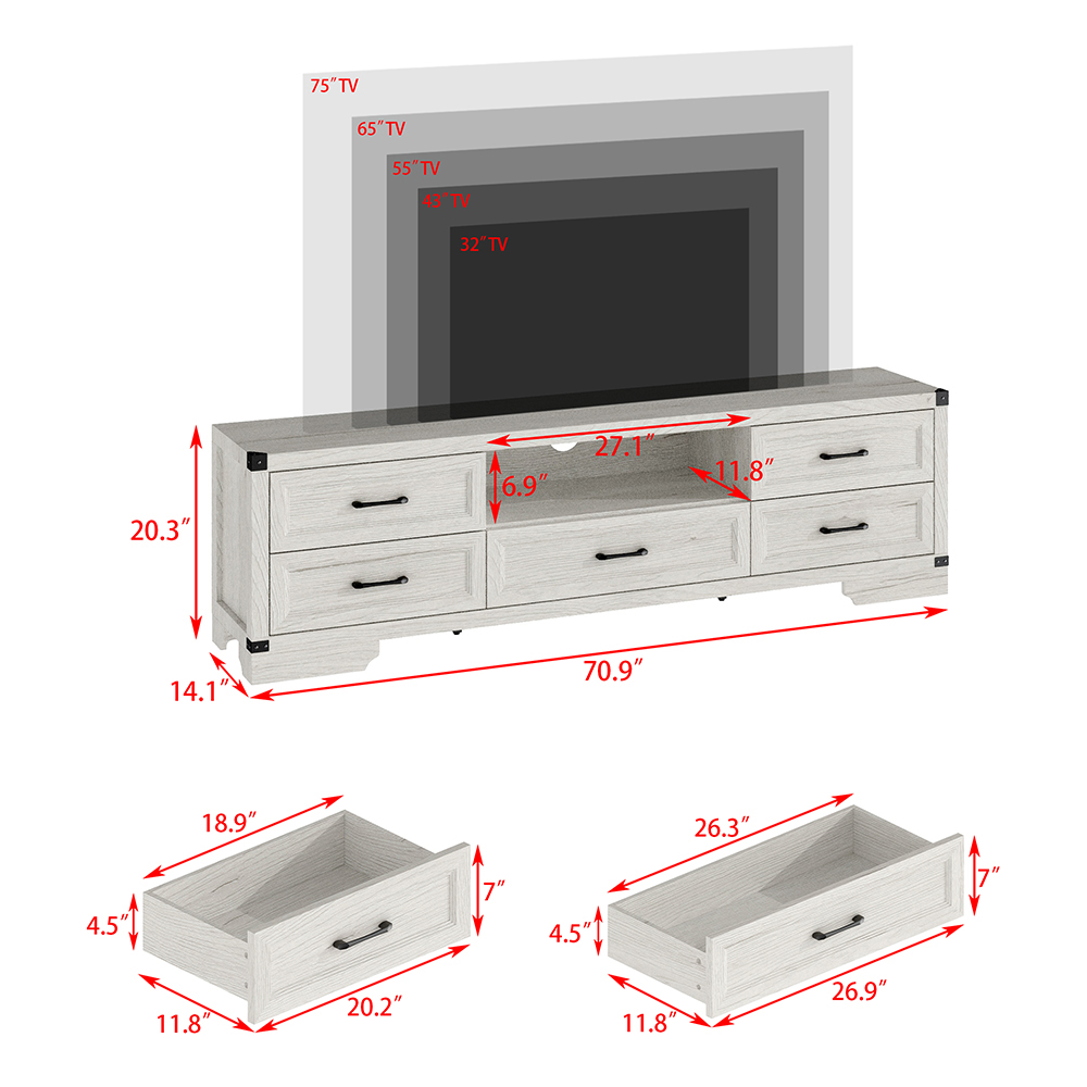 Homsee C-KF020530-01 Tv-Stands - View #14