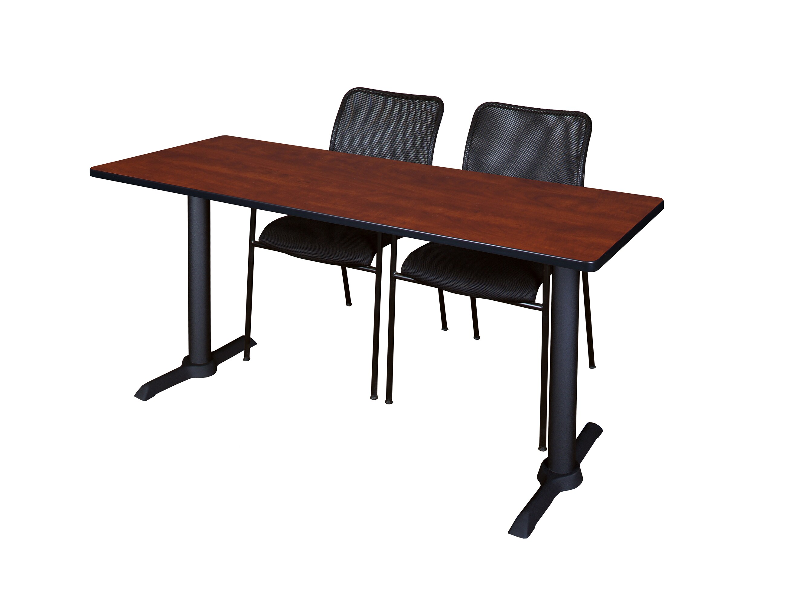 Regency MTRCT6024CH75BK Training Red 4-Person Training Table (60-in W x 29-in H)