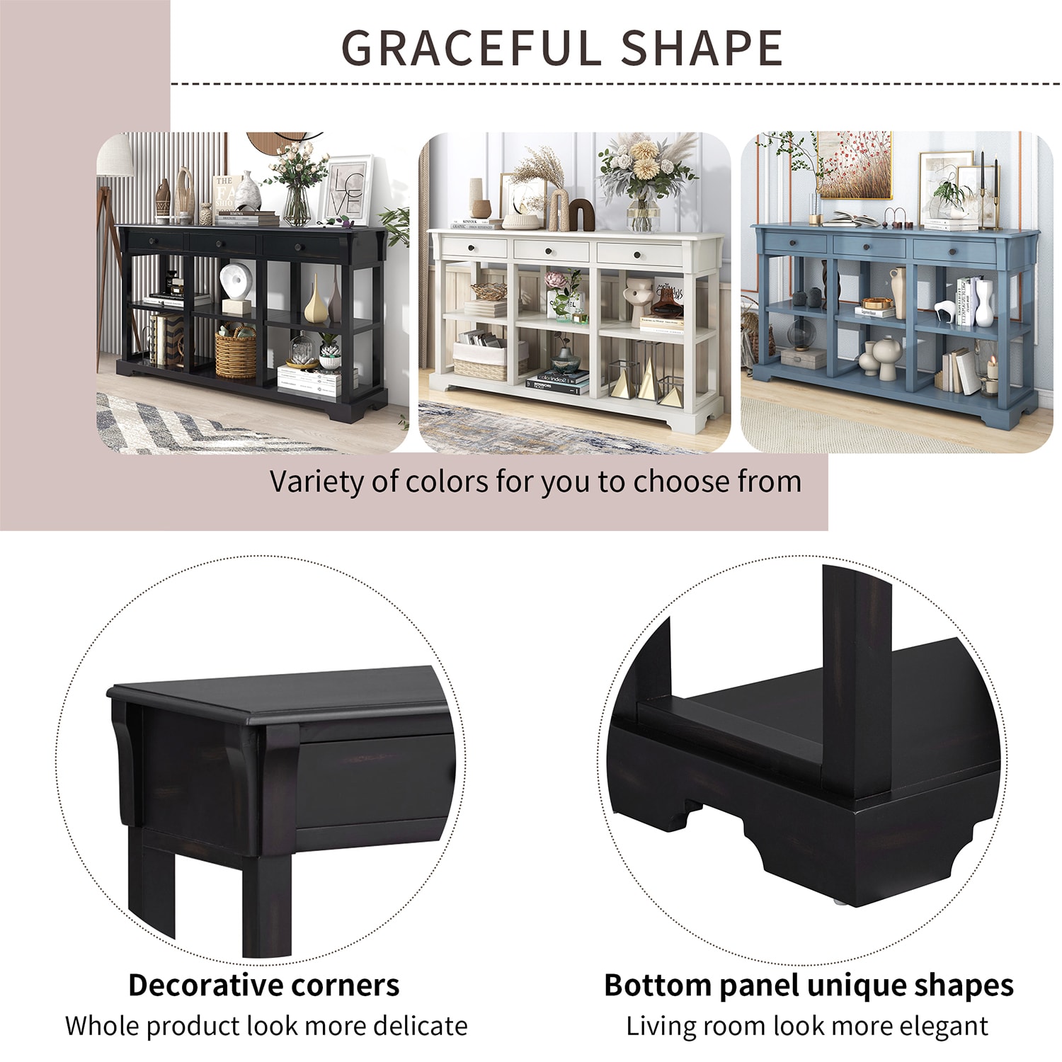 GZMR OR-WF78AAE-LC Console-Sofa-Tables - View #9