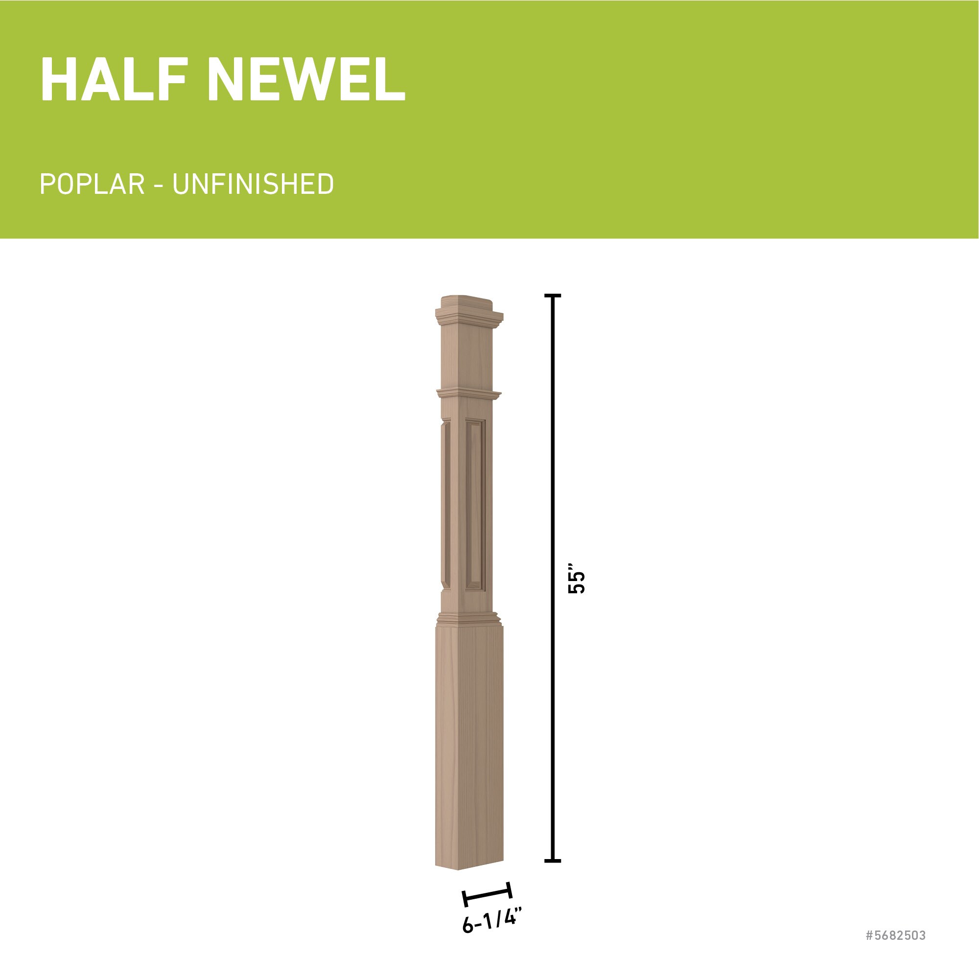 L.J. Smith Stair Systems LJRA-4091 1-2-P Interior-Stairpart-Newel-Posts - View #3