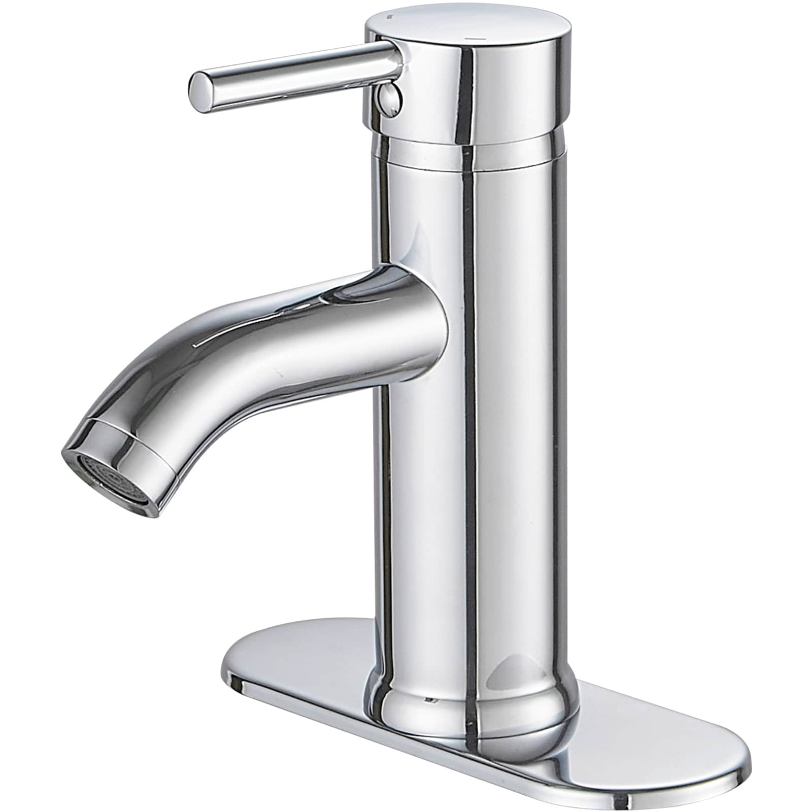 Polished Chrome outlet bathroom sink faucet