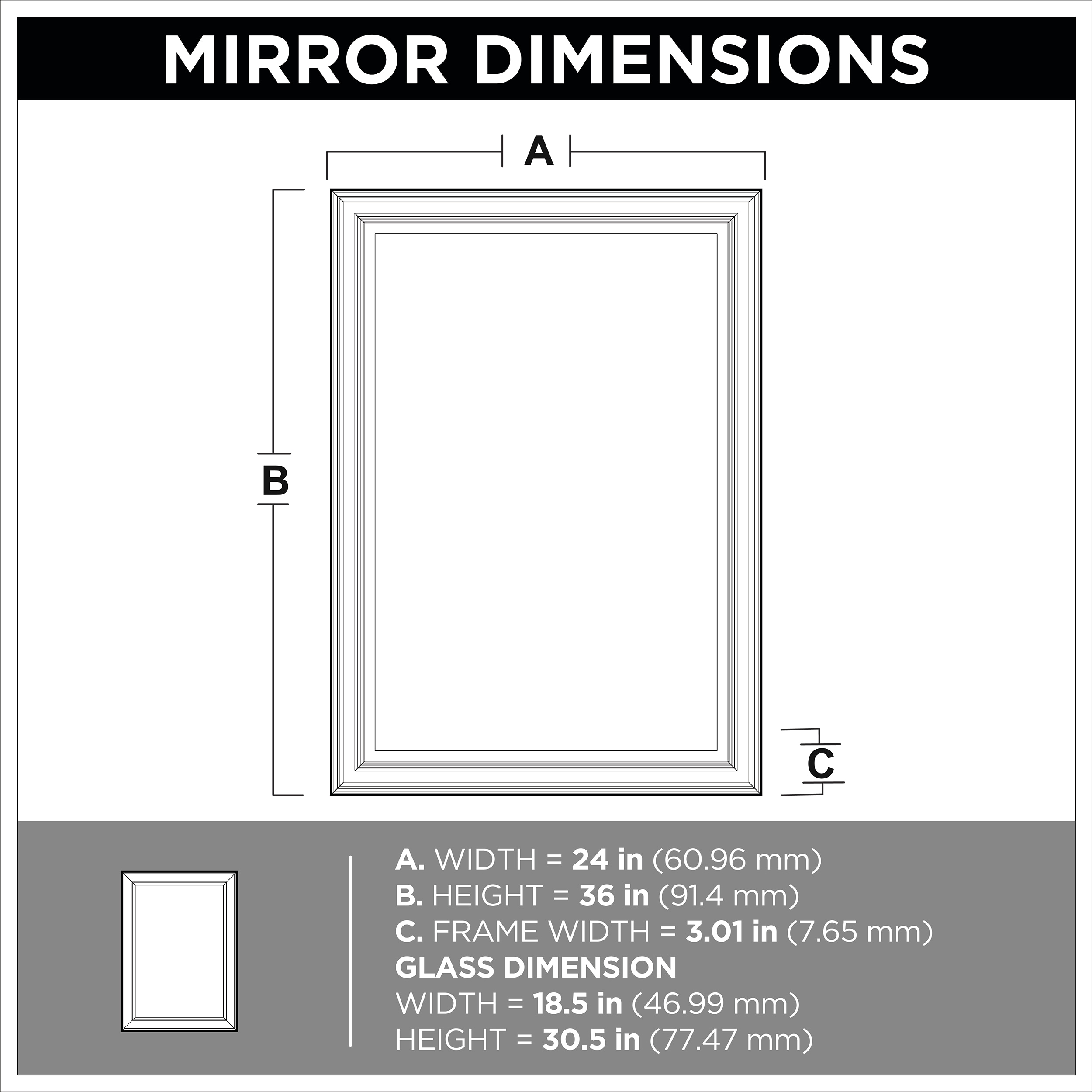 Delta RRF24-EOG-R Decor-Mirrors - View #7