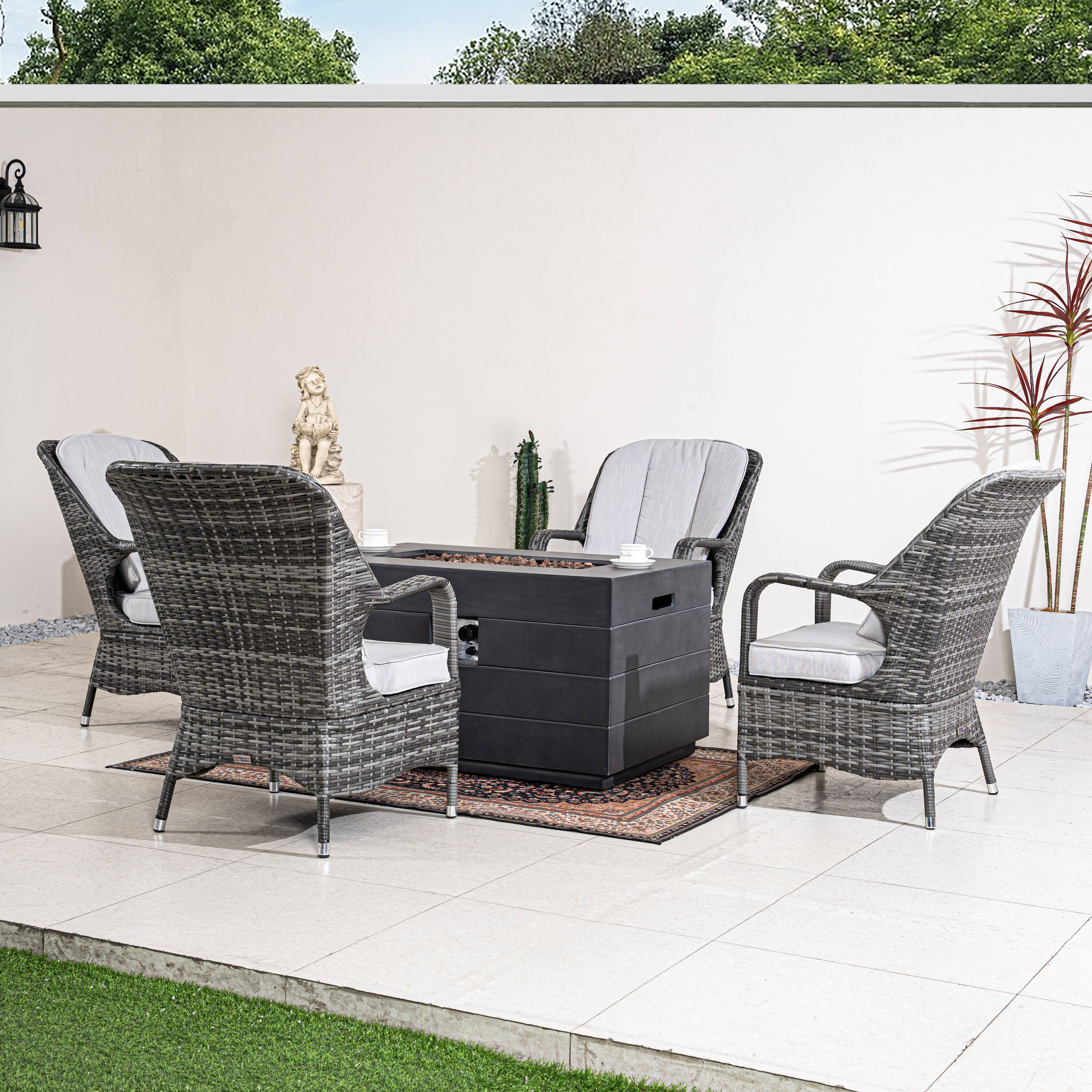 Direct Wicker DWG-2150DG009G Patio-Conversation-Sets - View #9