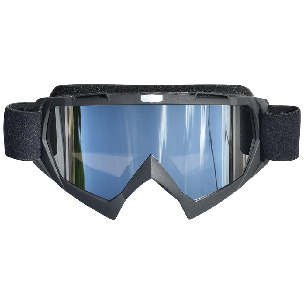 Yescom 33GOG001-CLE-11-LO AHR GOG01 Motorcycle Goggles Riding Motocross Snowmobile Dirt Bike Off Road ATV Sliver Lens