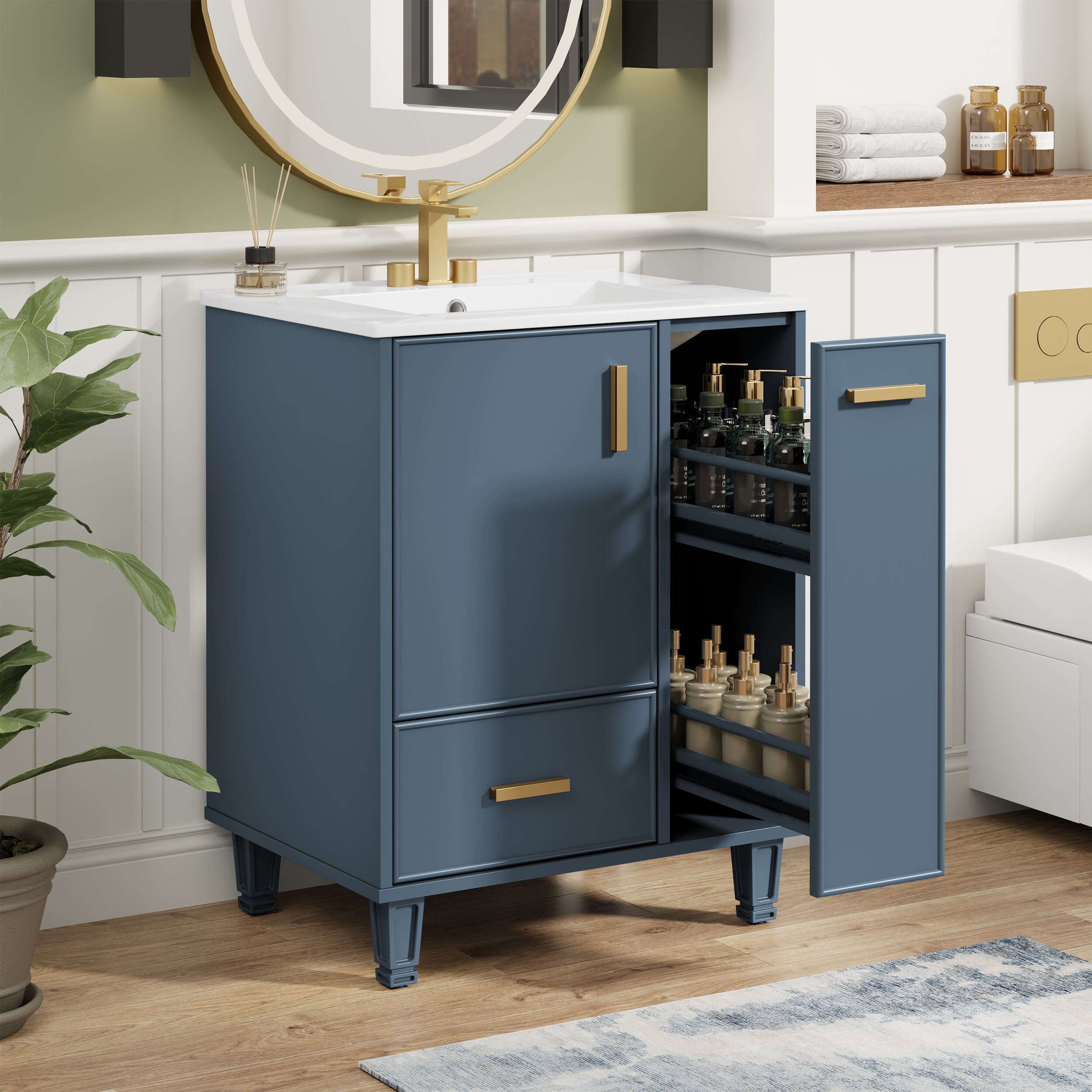 Wooakway FXLS0604-604Z60 Bath-Vanity-Combo - View #3